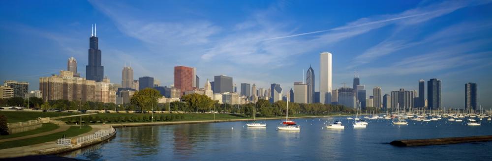 Boston Harbor Skyline,