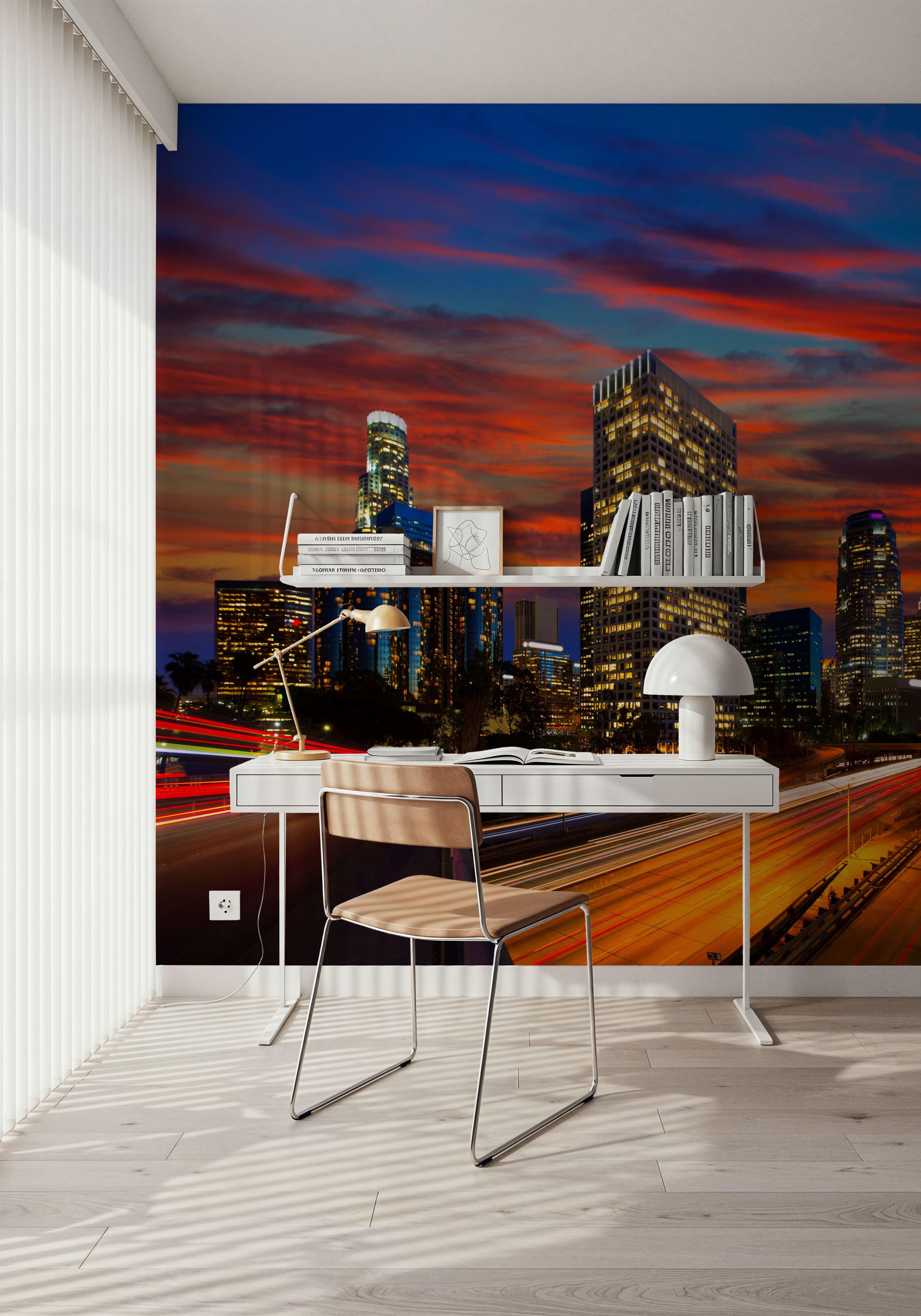 Downtown from the 110