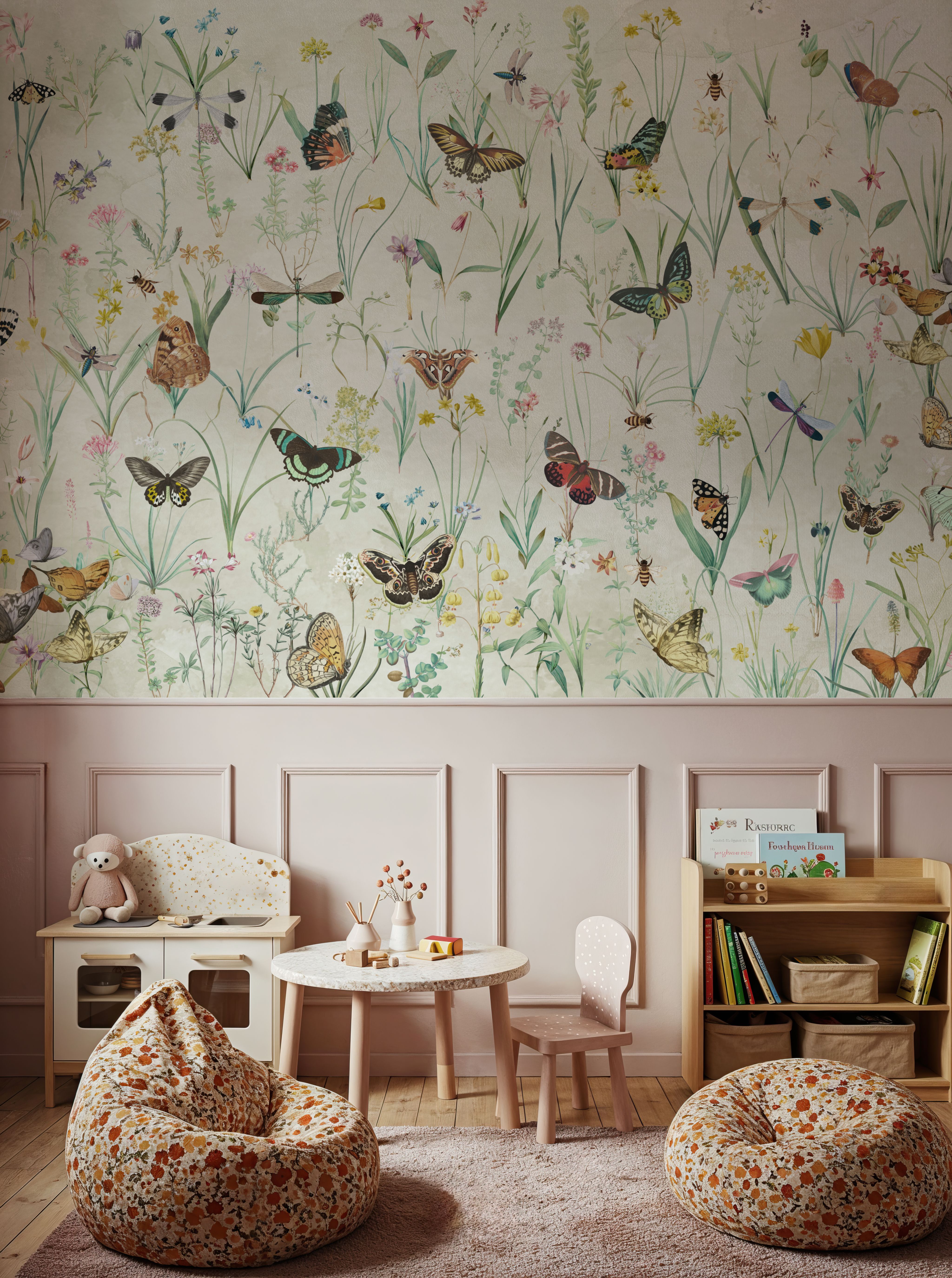 Herbals and Butterflies Green