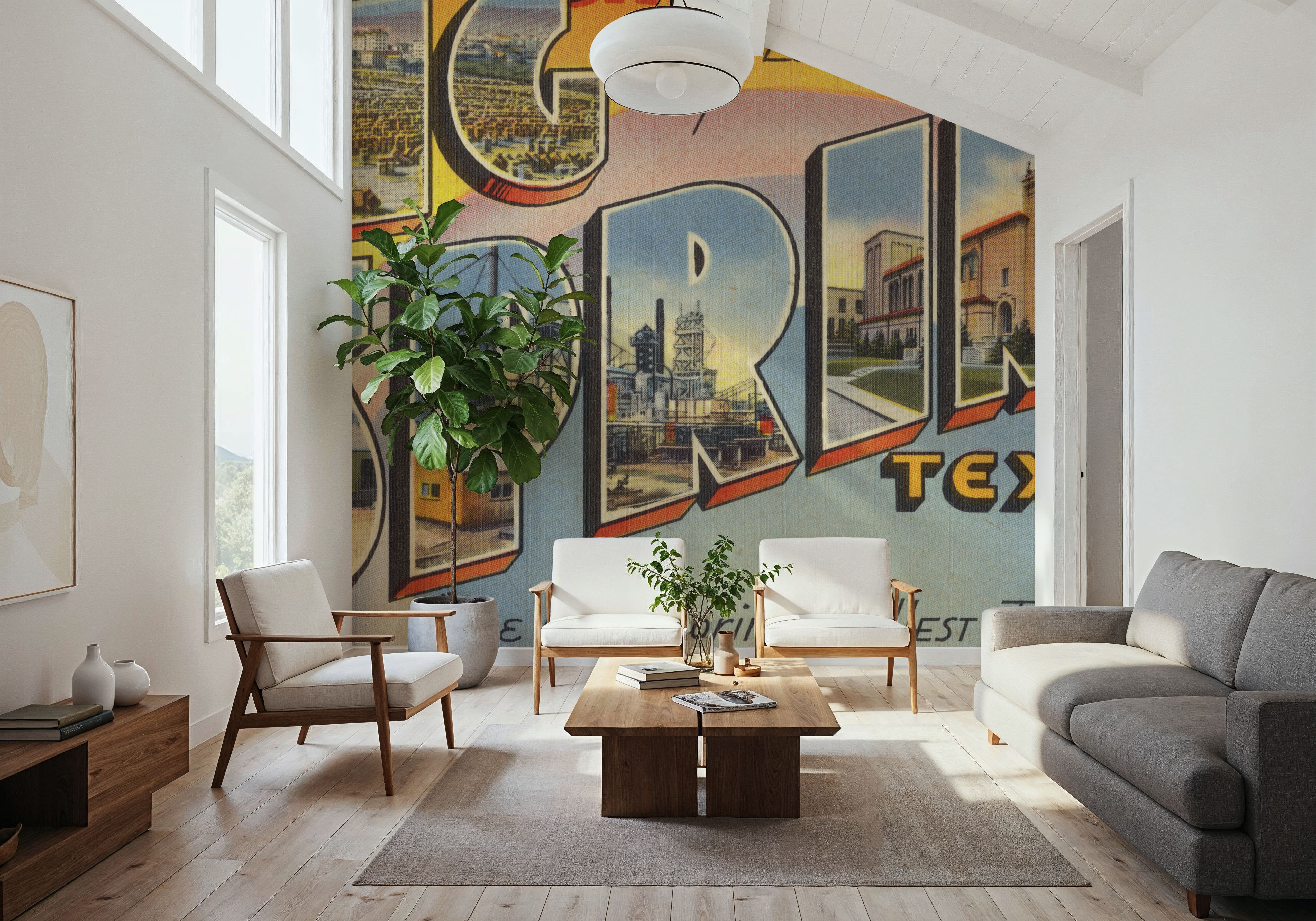 Greetings from Big Spring - Screenprint Postcard