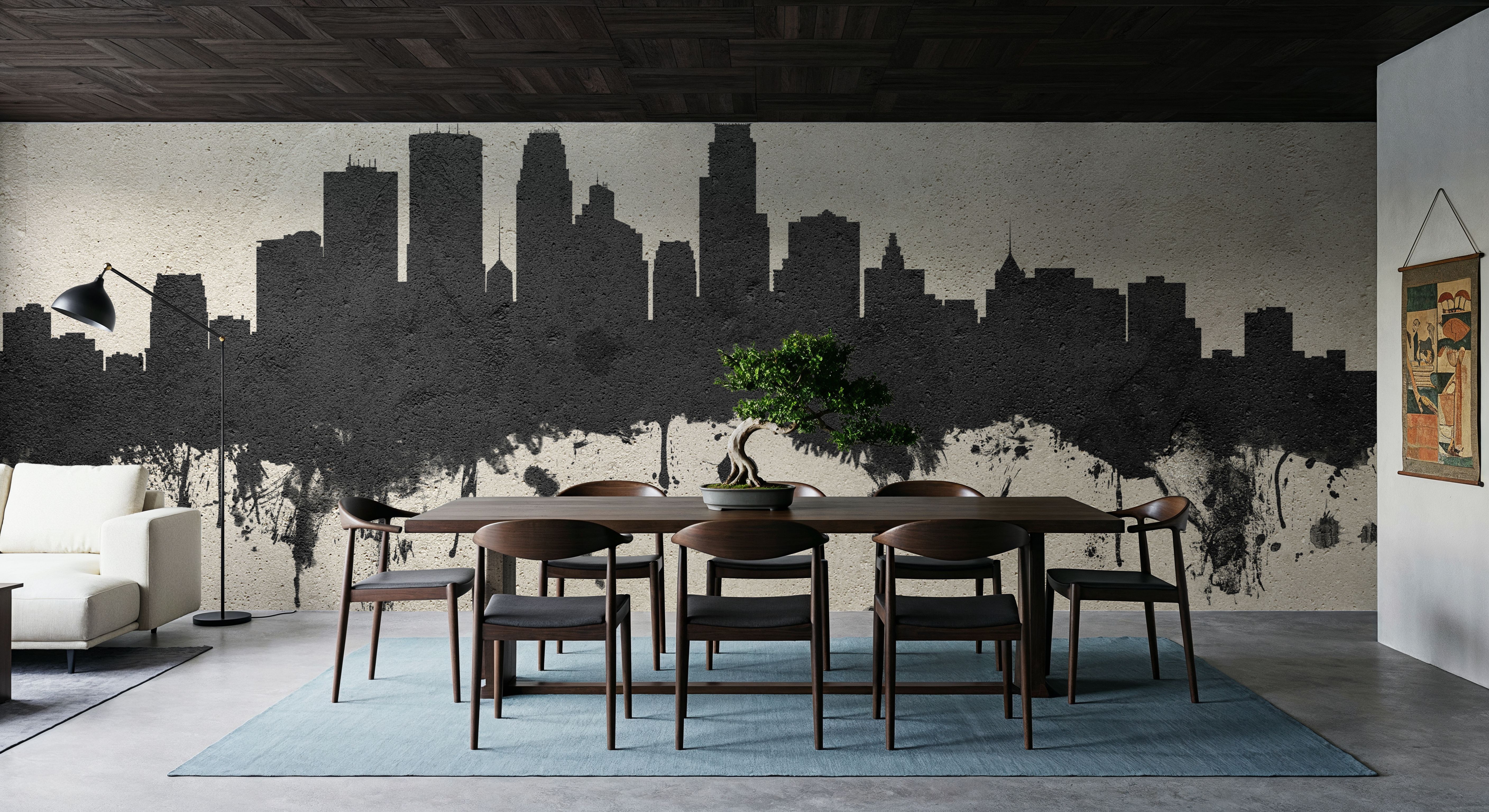 Minneapolis Minnesota Skyline Concrete