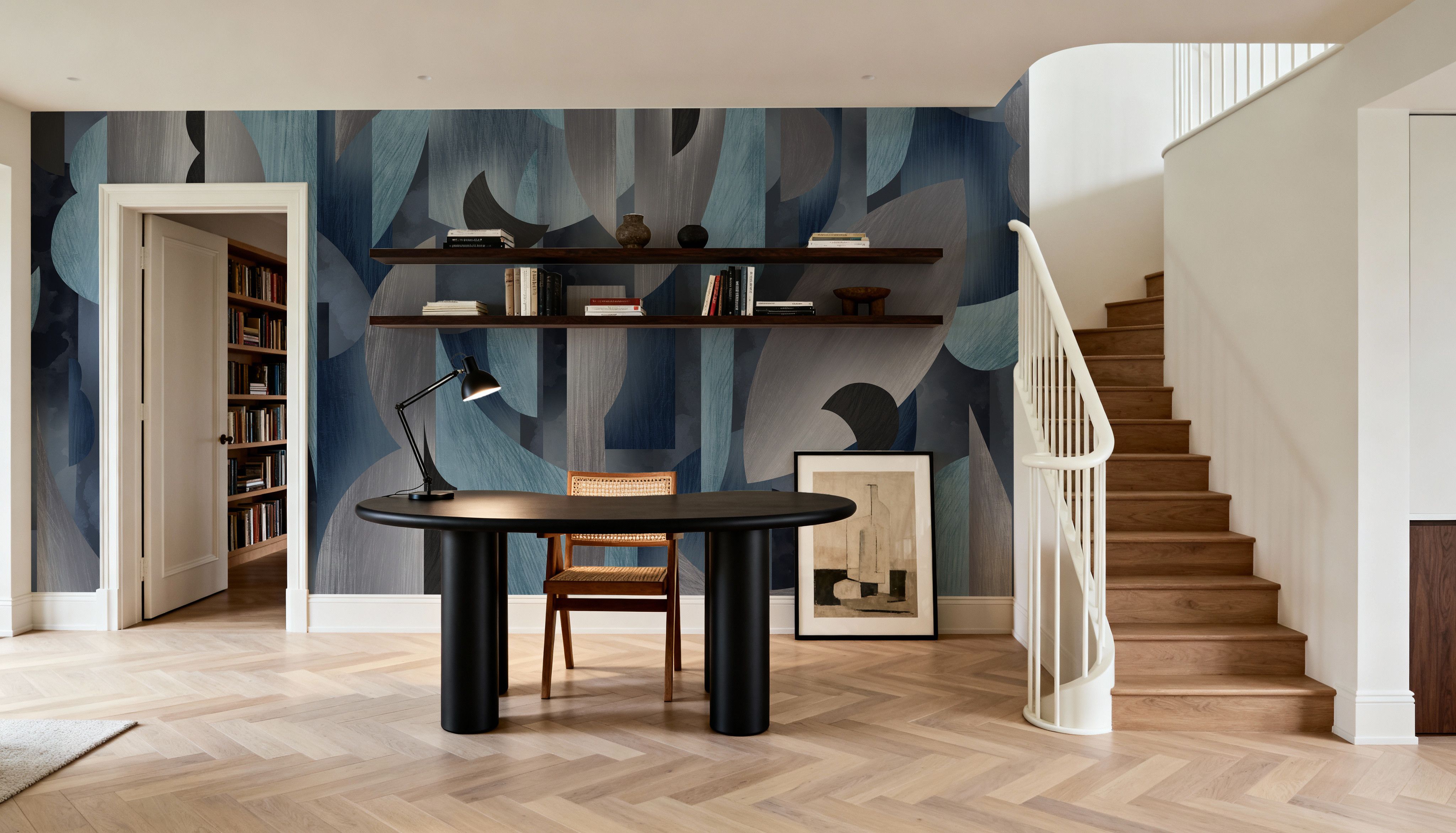 Modern Guild, Blue Steel, Wallpaper