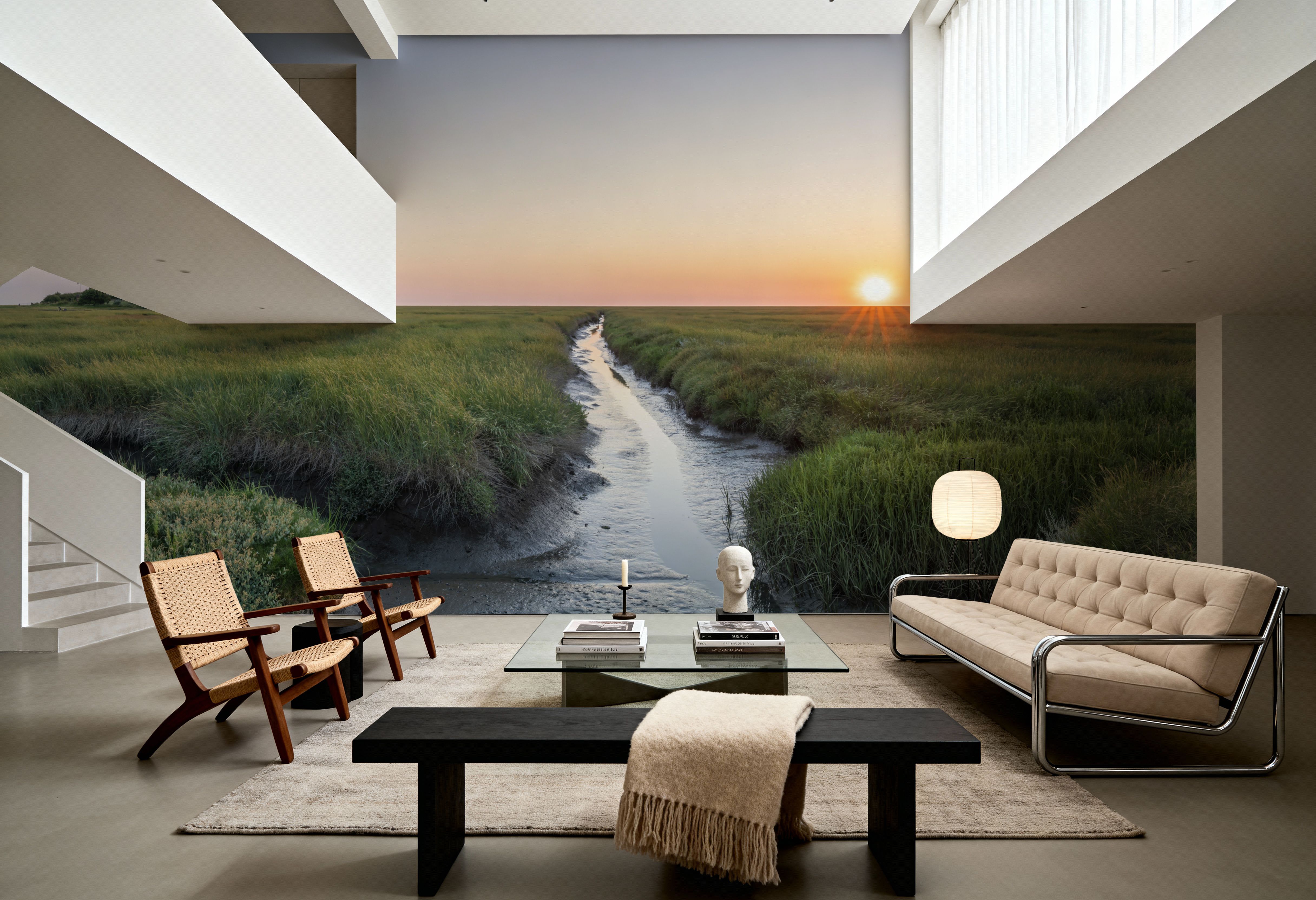 Westerheversand Sunset Panorama