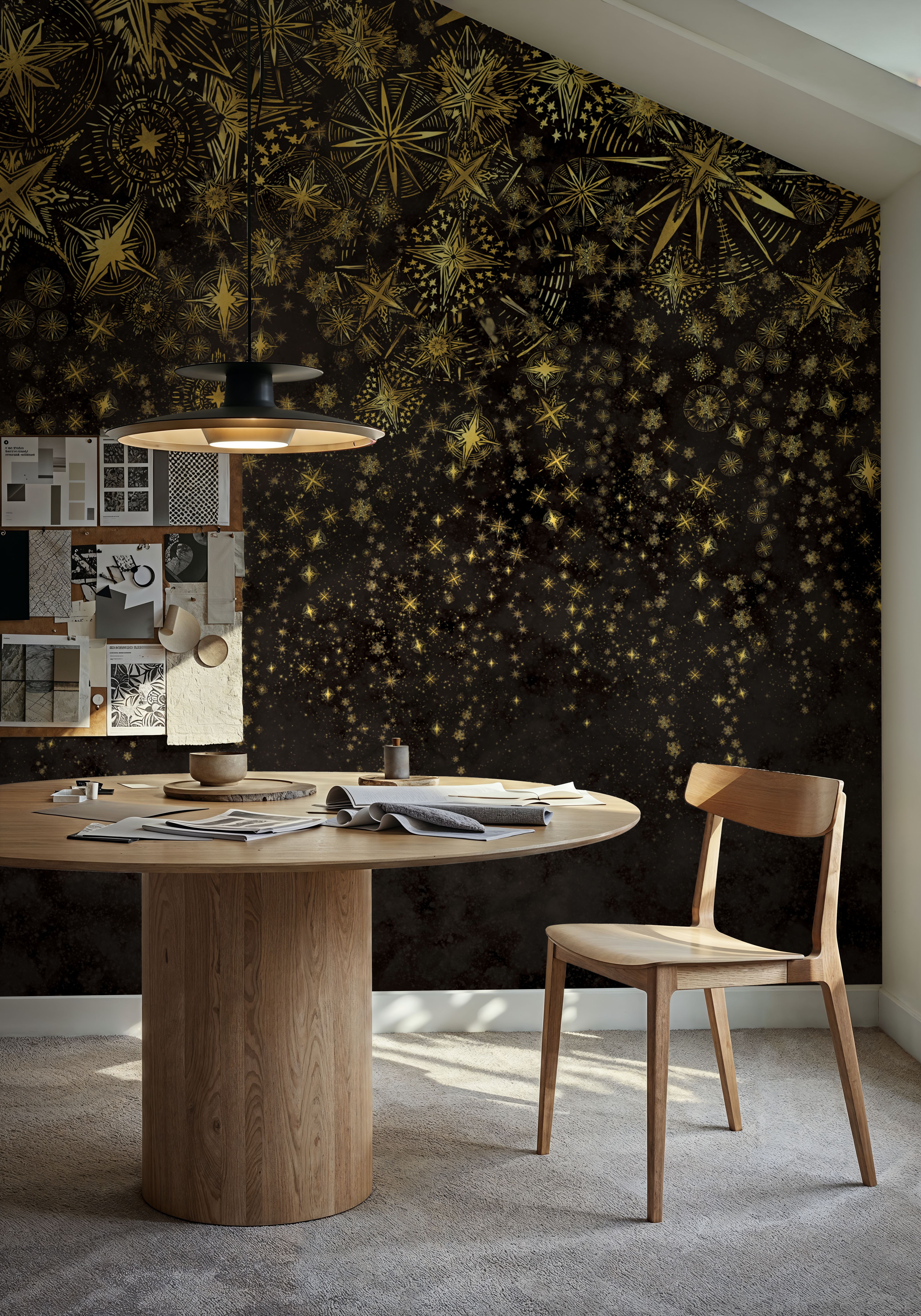 Celestial Dreams Bright Black