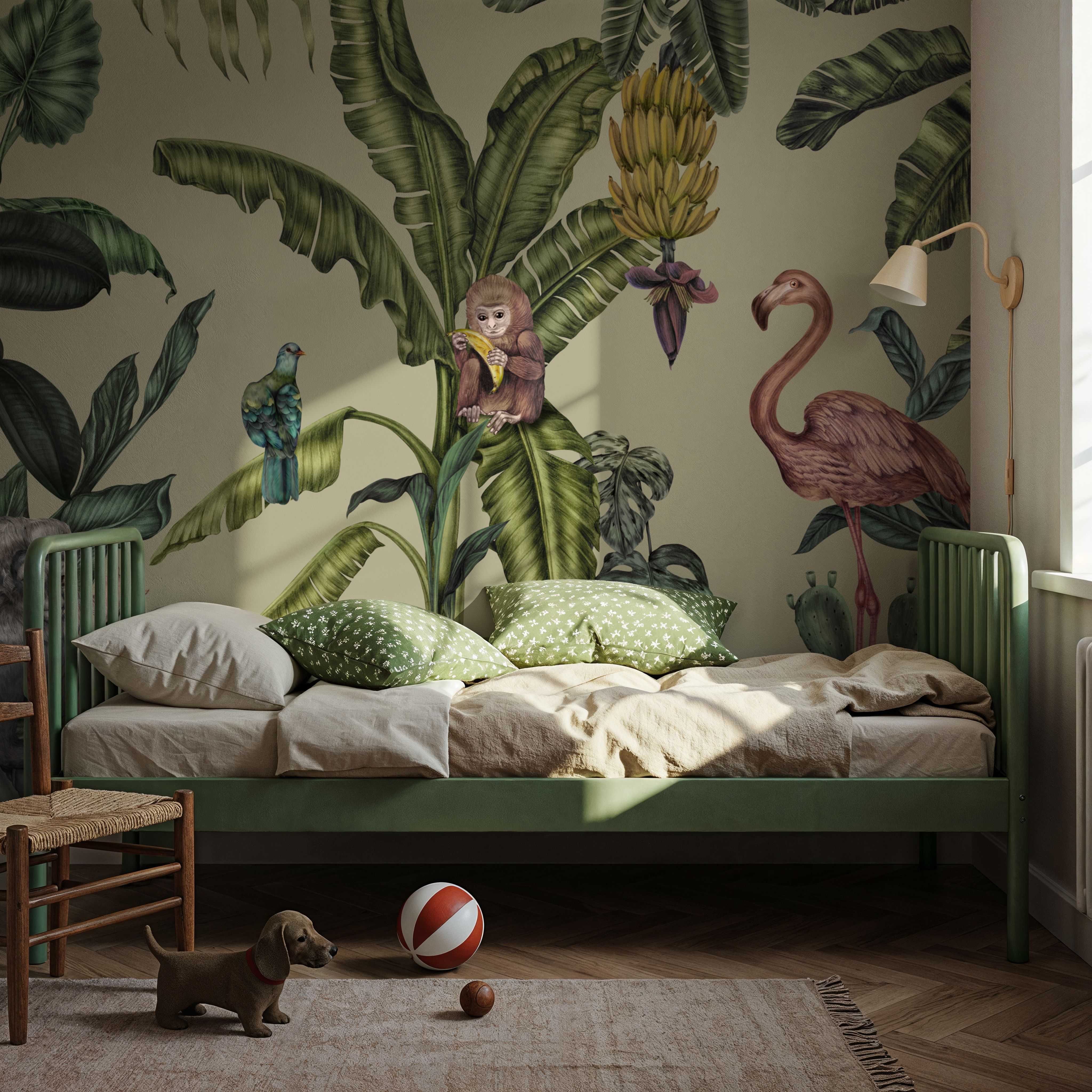 Monkeys With Birds, Laurel