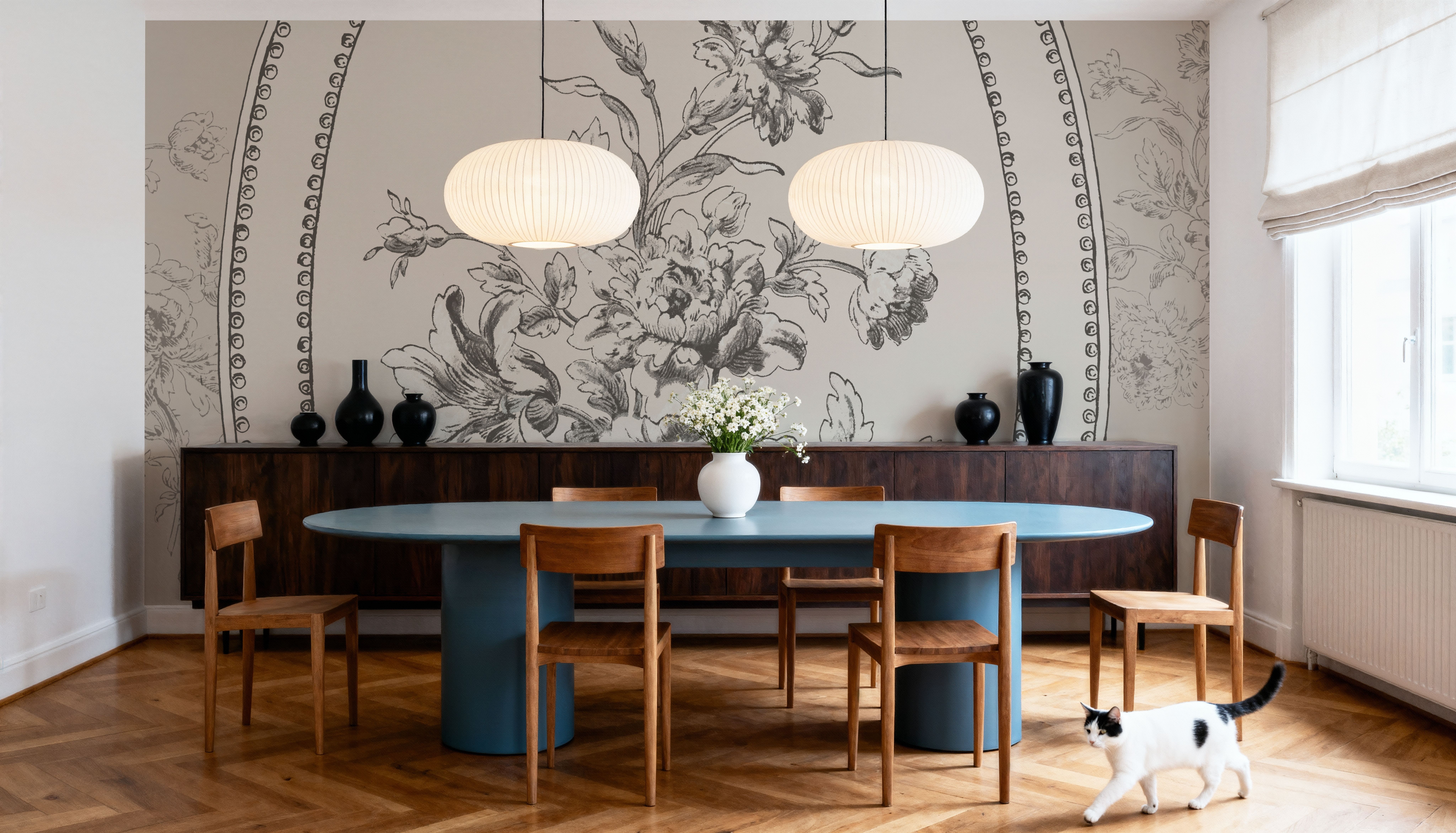 Cottage Roses III Vintage