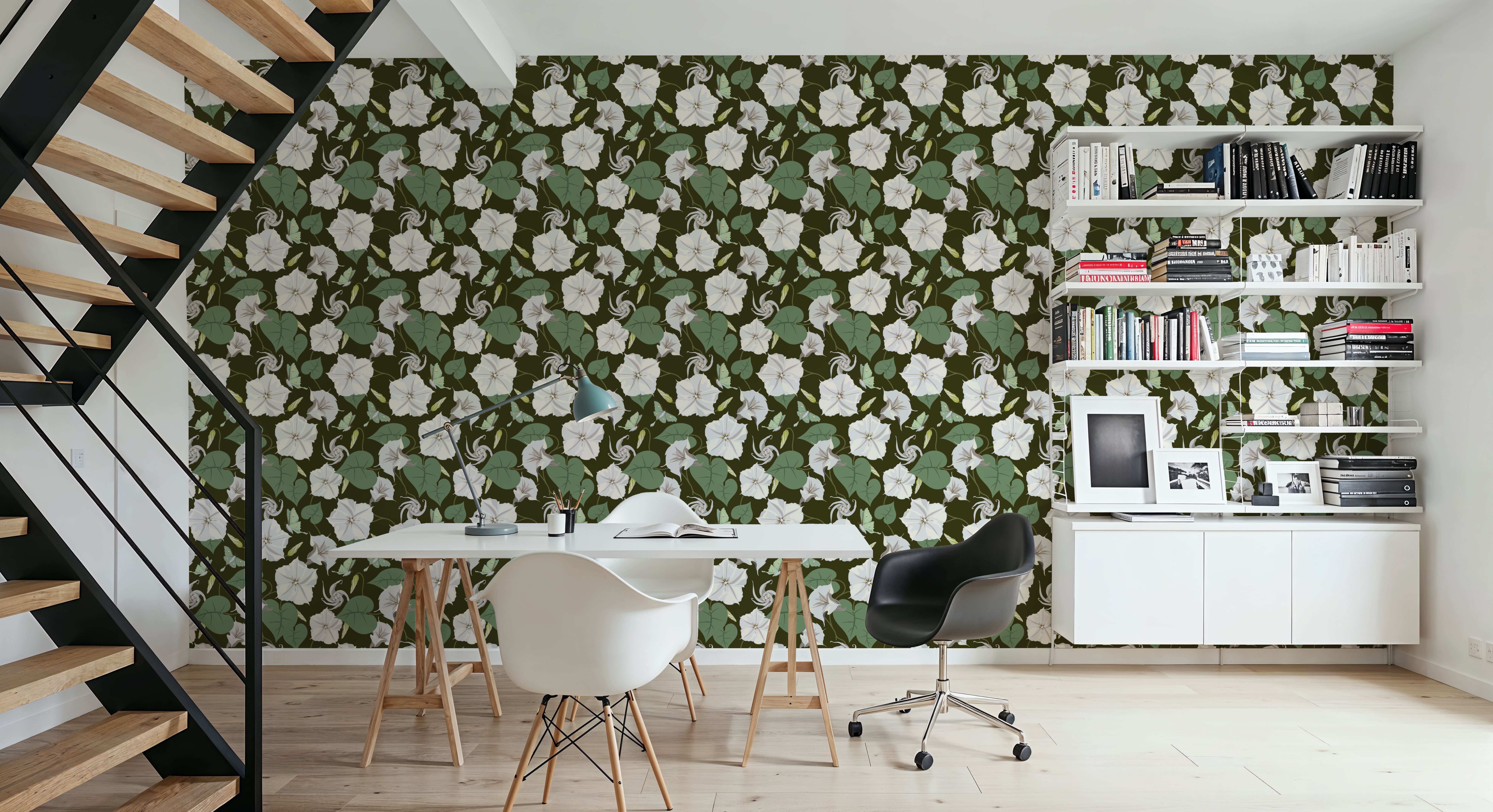 Moon Vine, Olive Green