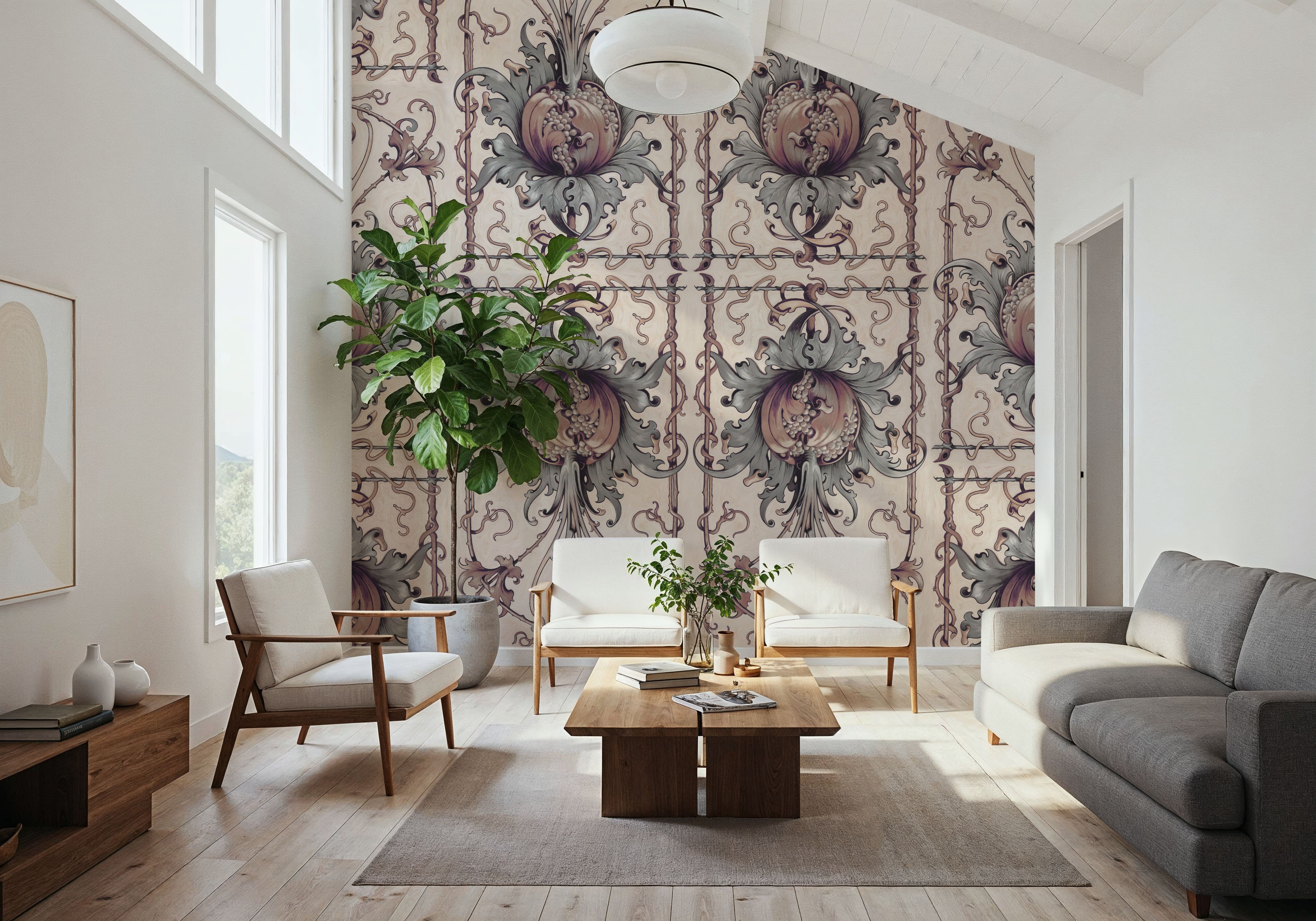 Ancient Dreams III, Warm White, Behang