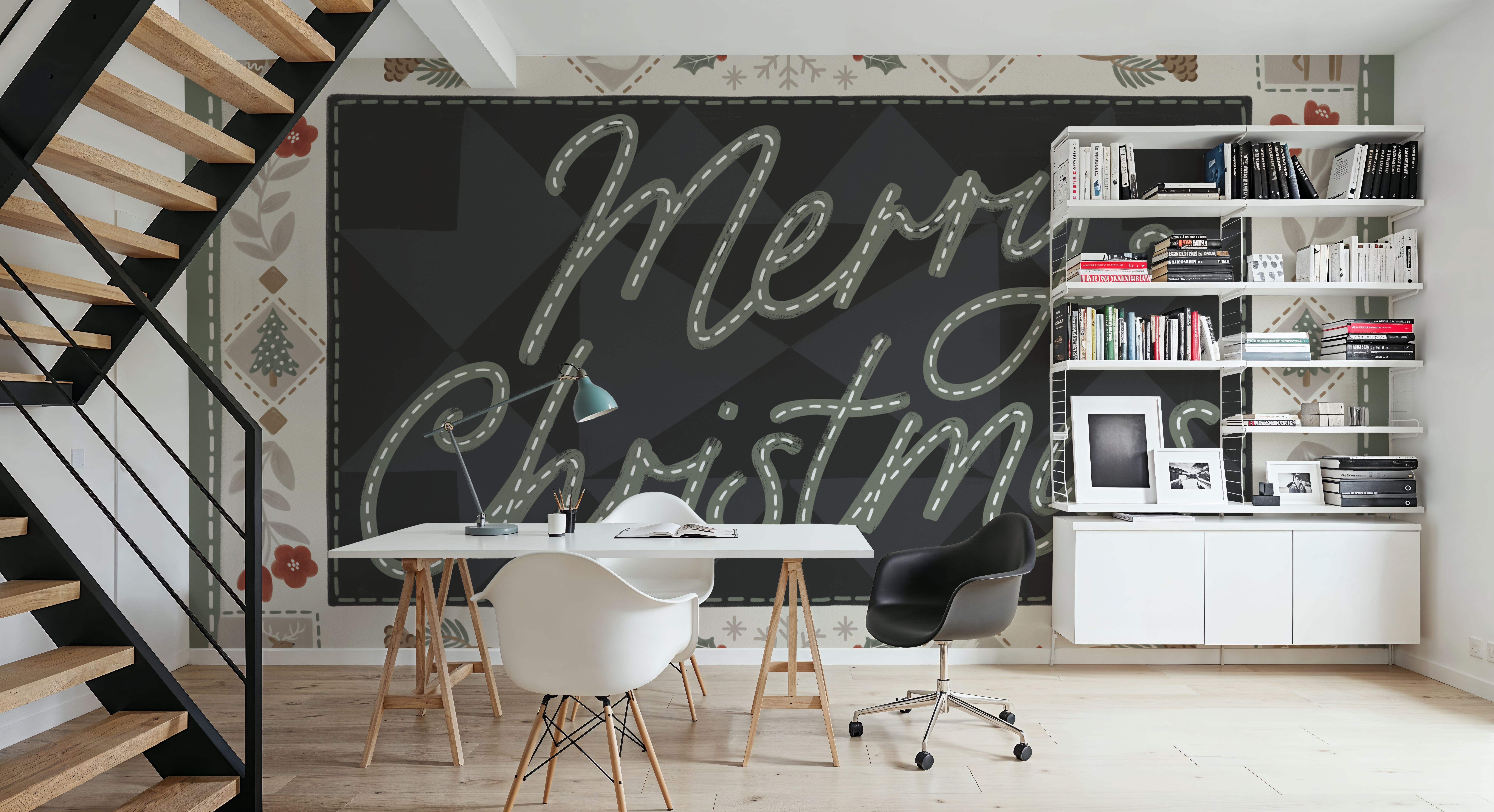 Quilted Christmas I, Wallpaper