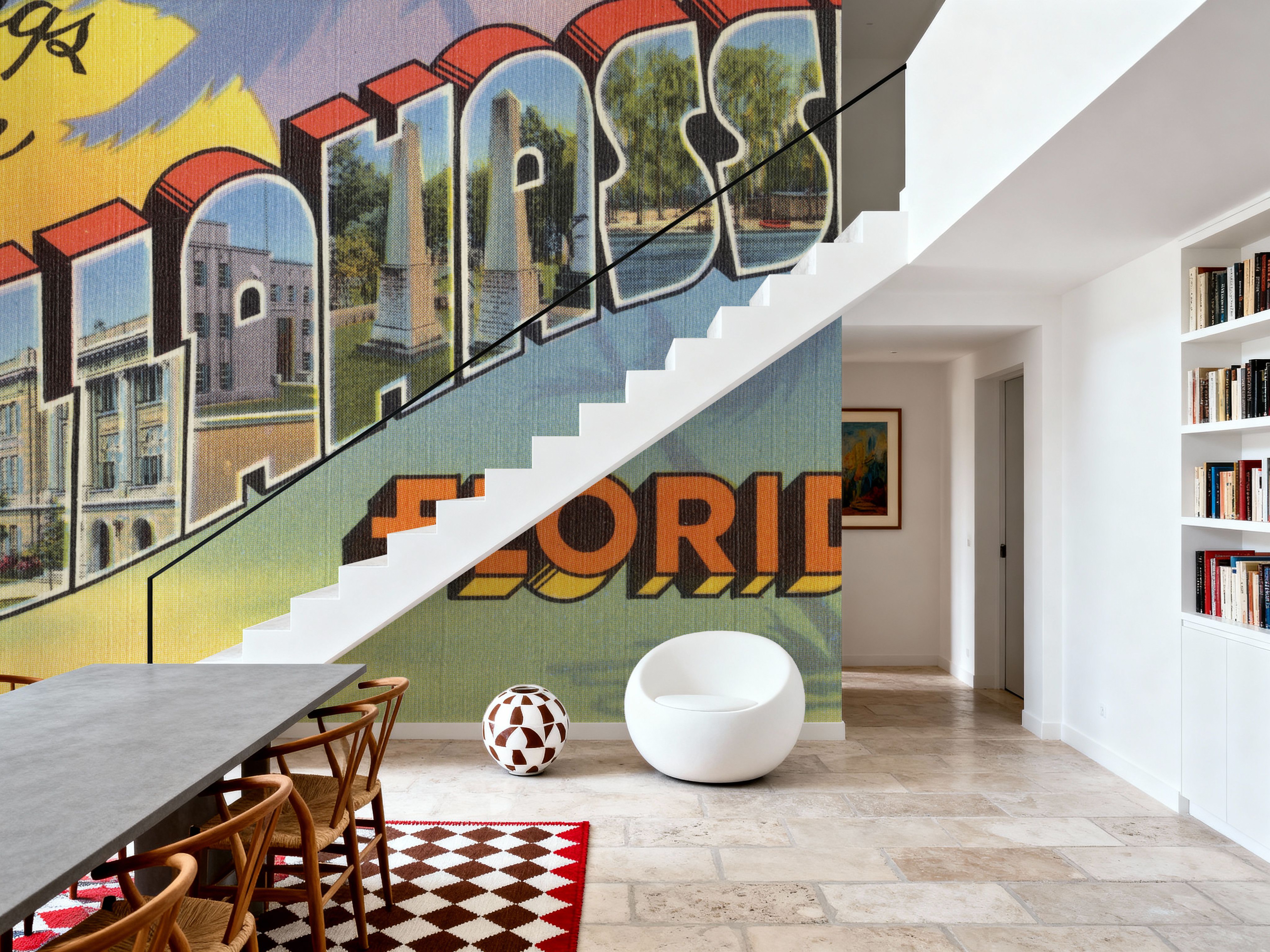 Greetings from Tallahassee - Screenprint Postcard