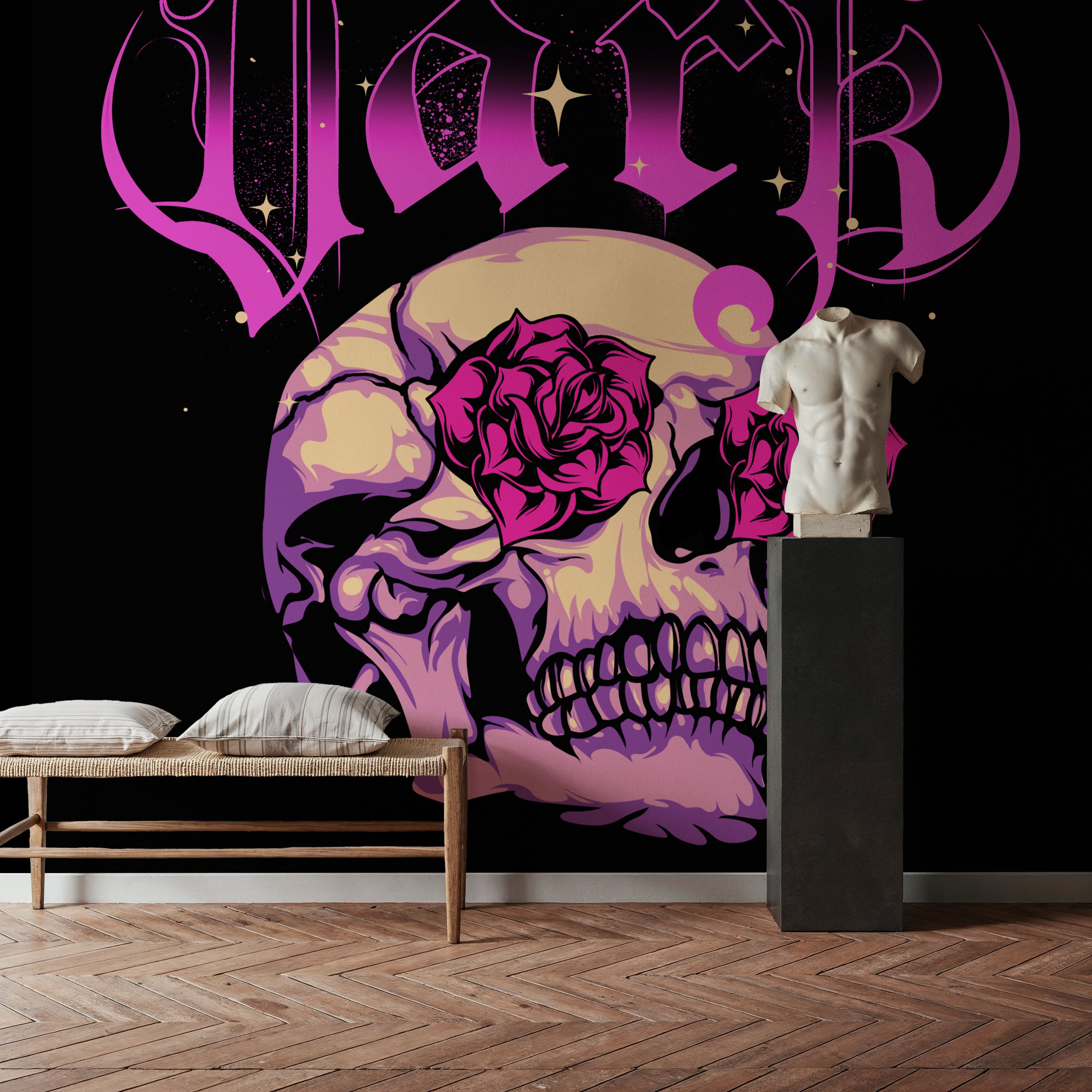 Dark Skull Magenta