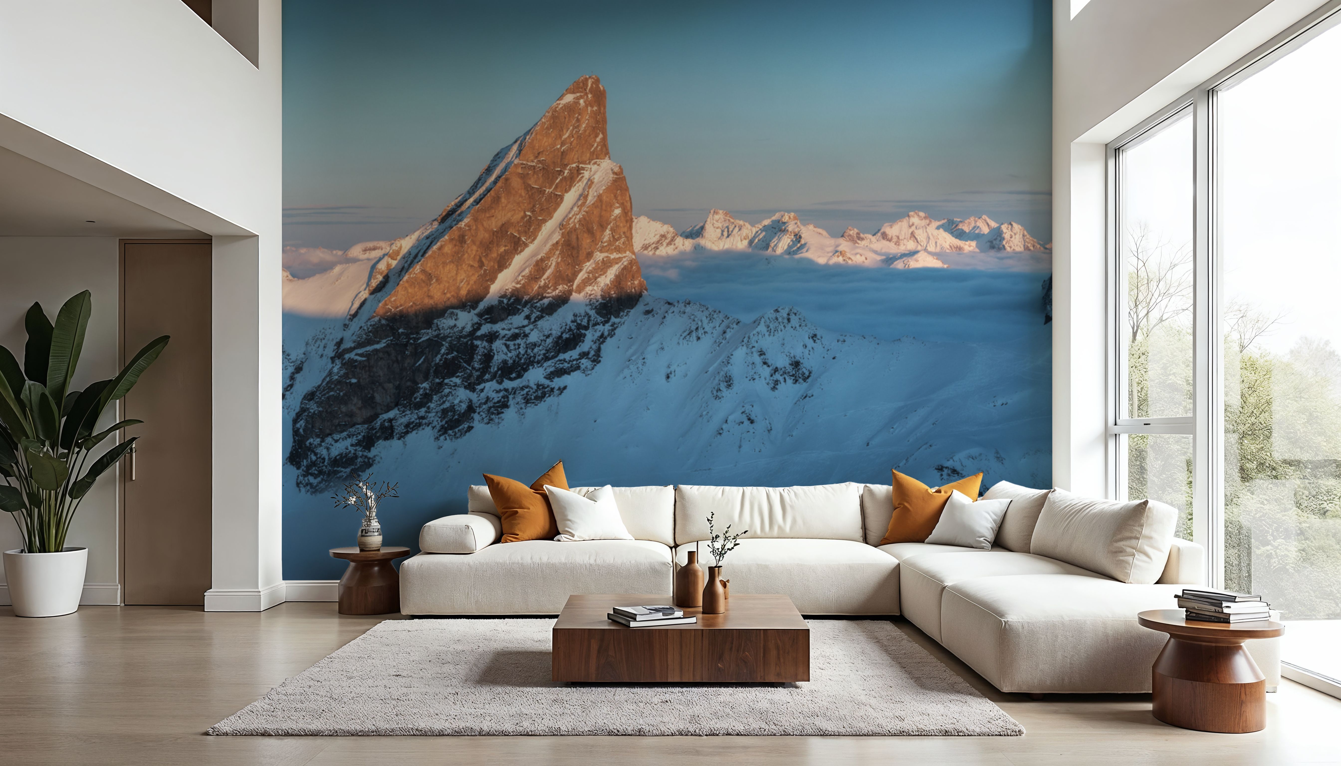 Peak Sunset Panorama, Wallpaper