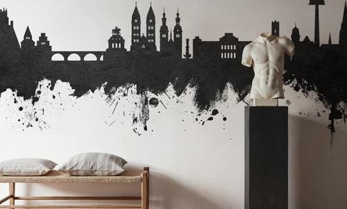 Koblenz Germany Skyline Black & White