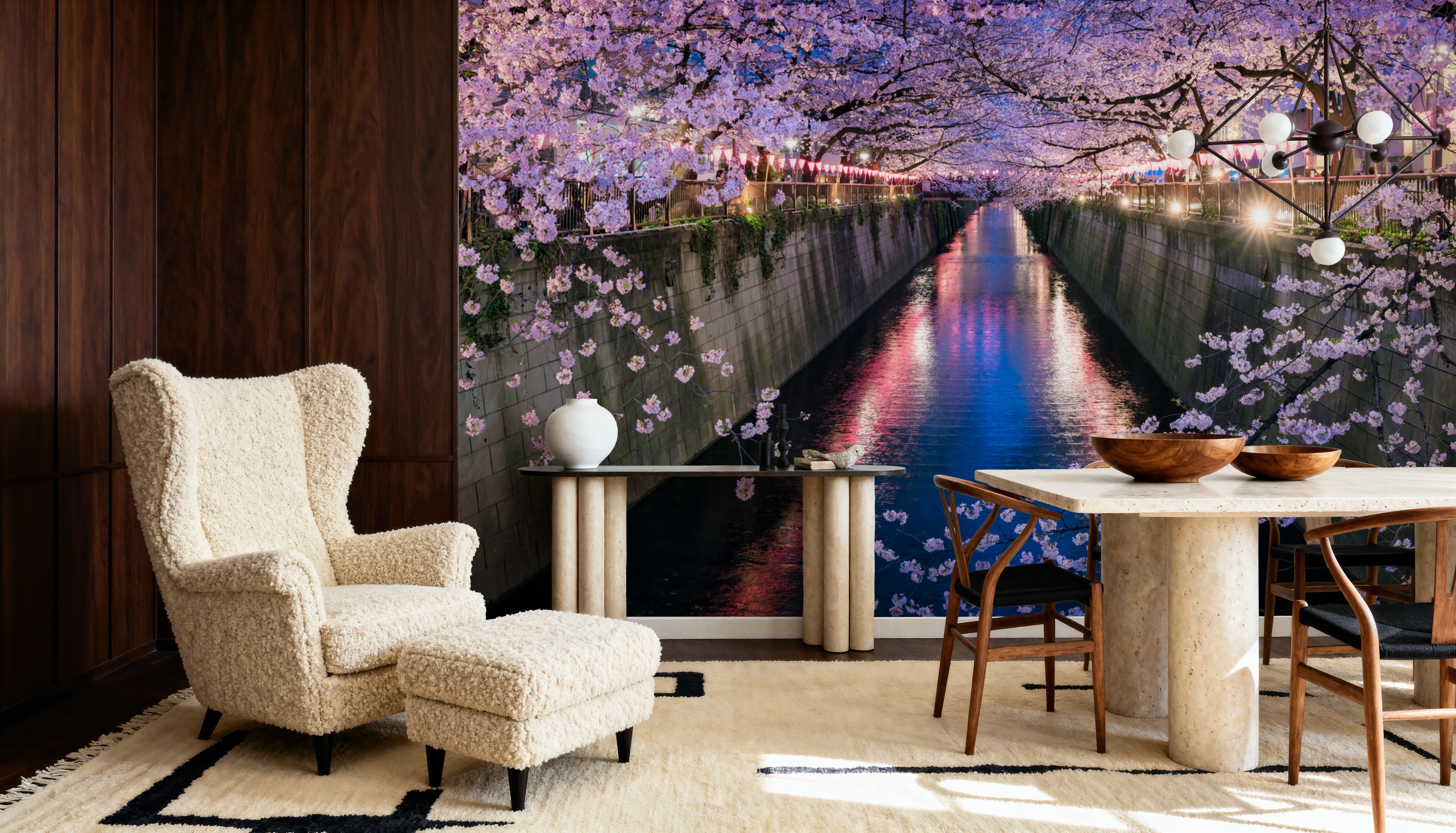 Nakameguro Cherry Blossom, Wallpaper