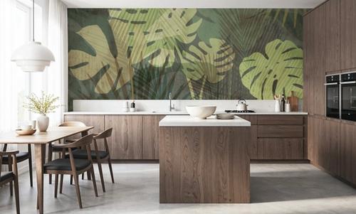 Big Monstera Leaves, Olive