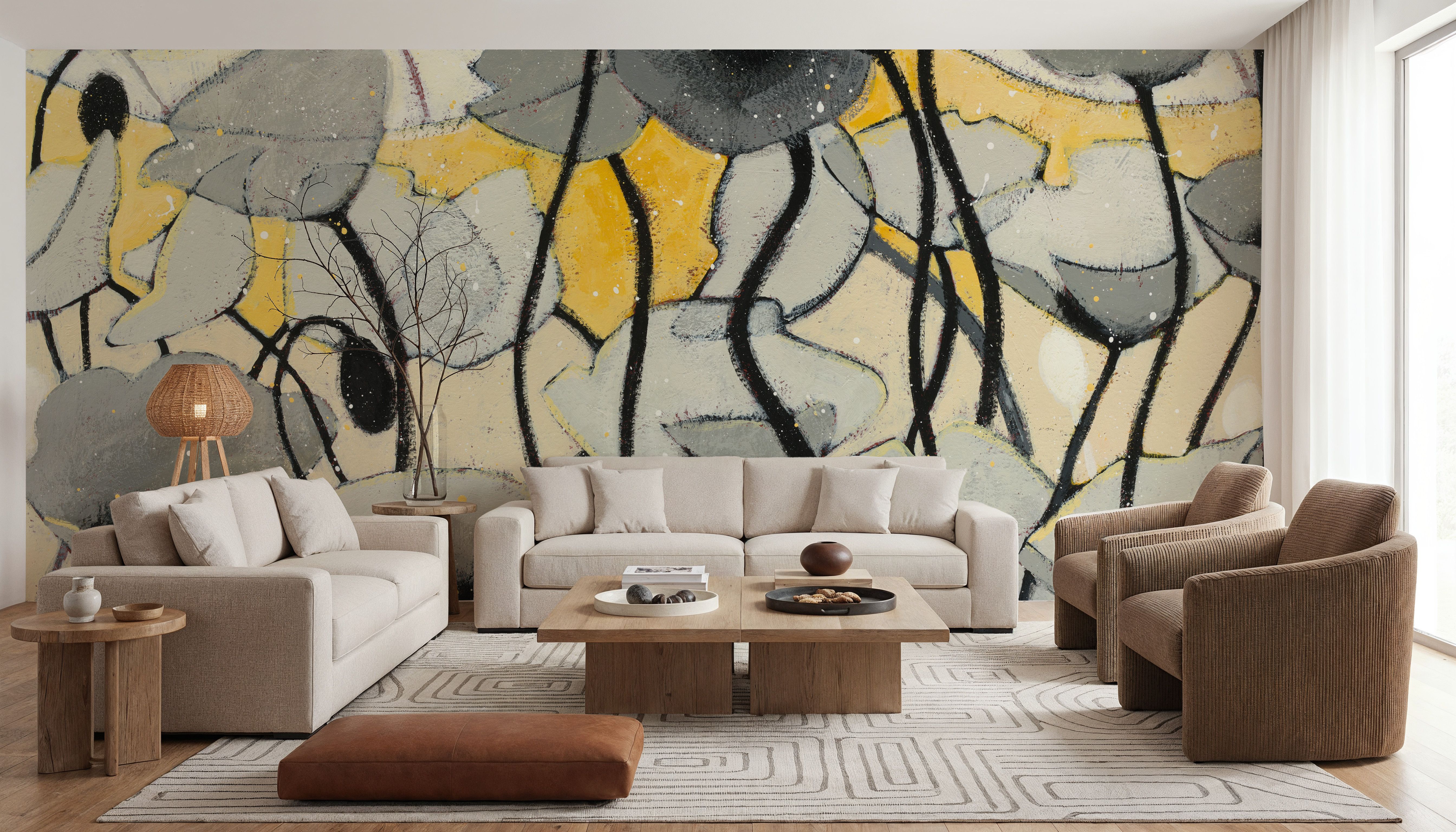 Snow Day Gray Flower