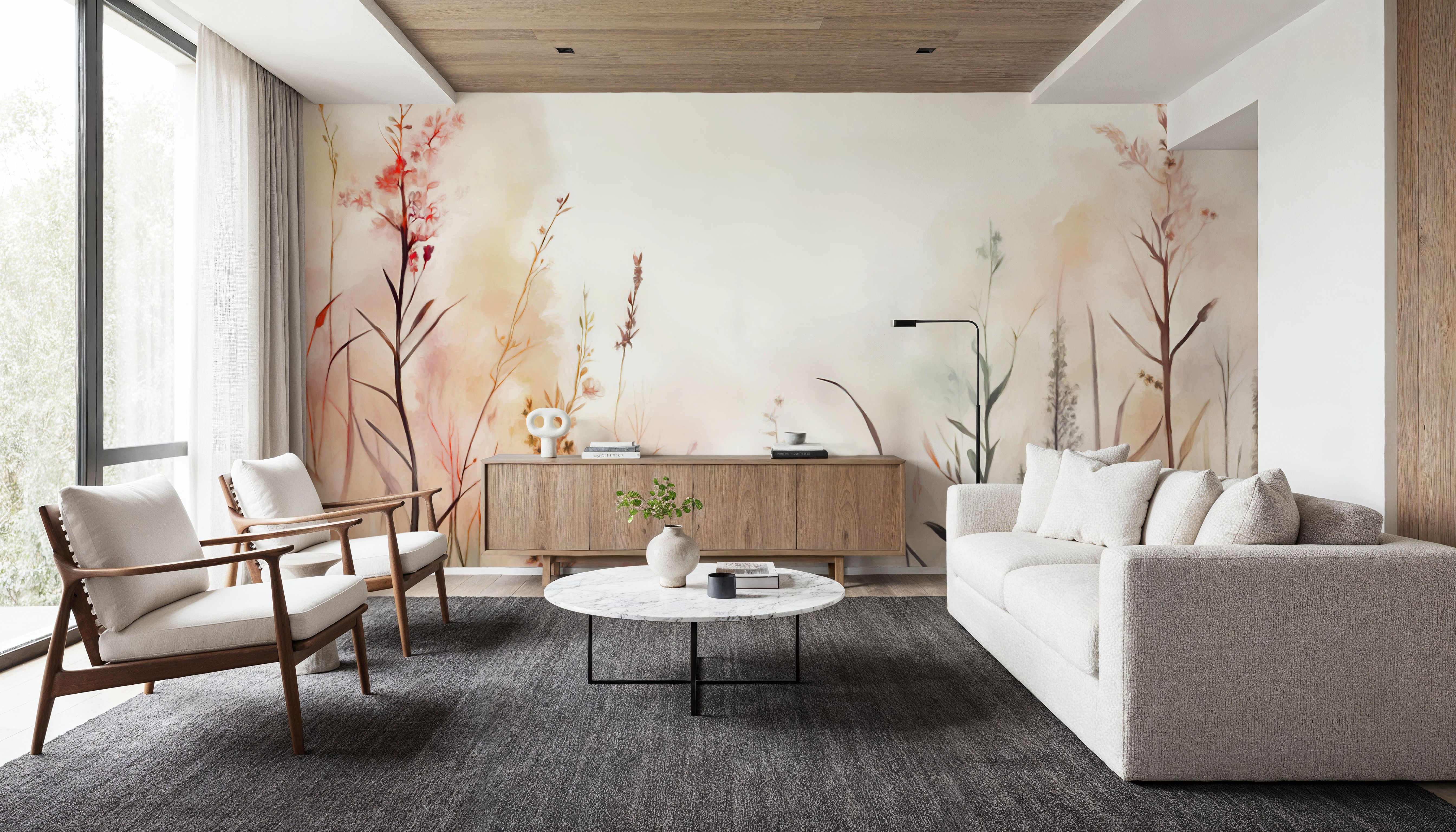 Morning Silence Bright, Papier peint