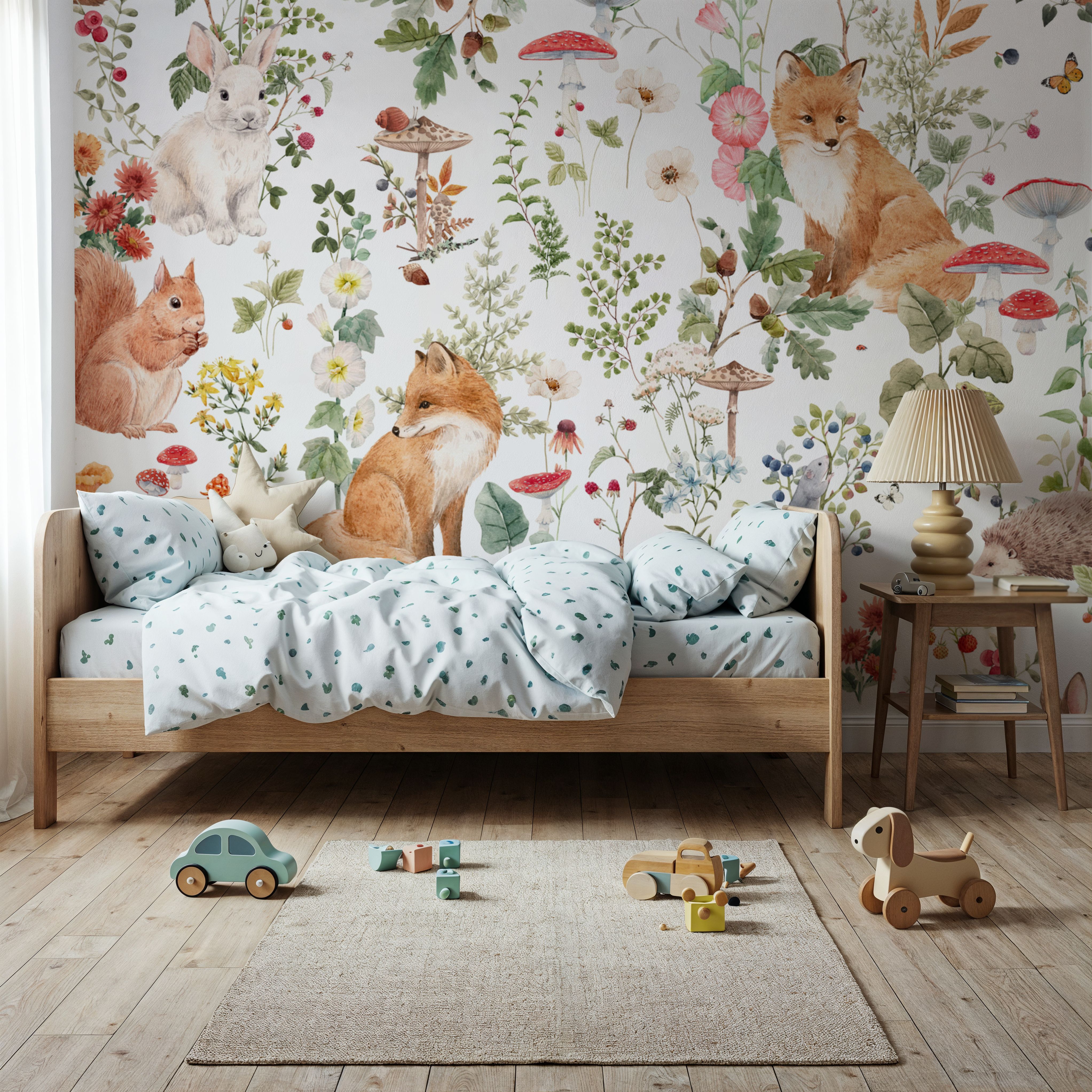 Baby Animals Nordic Fauna, White