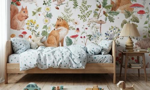Baby Animals Nordic Fauna, White