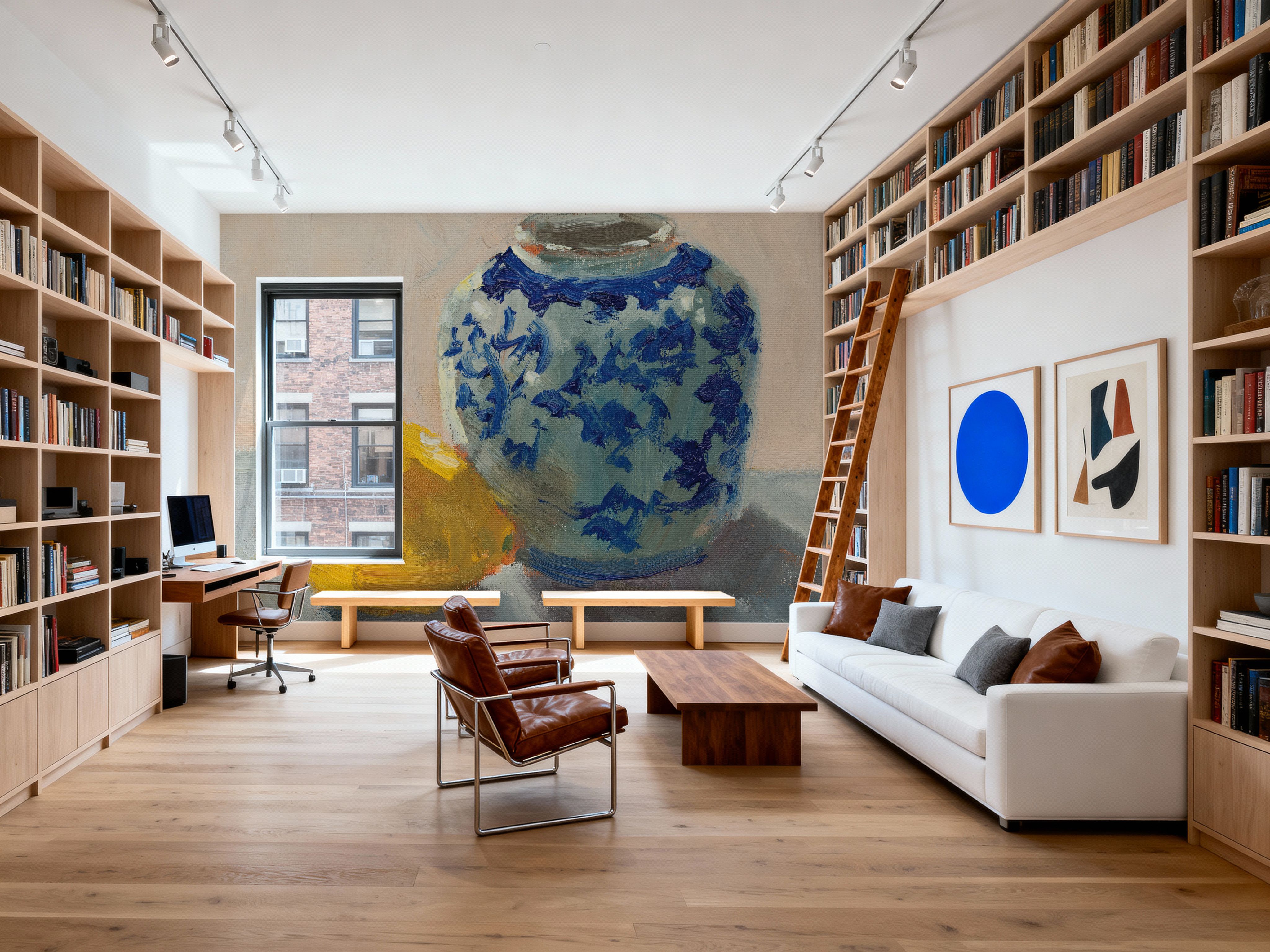 Lemon with Chinoiserie Pot