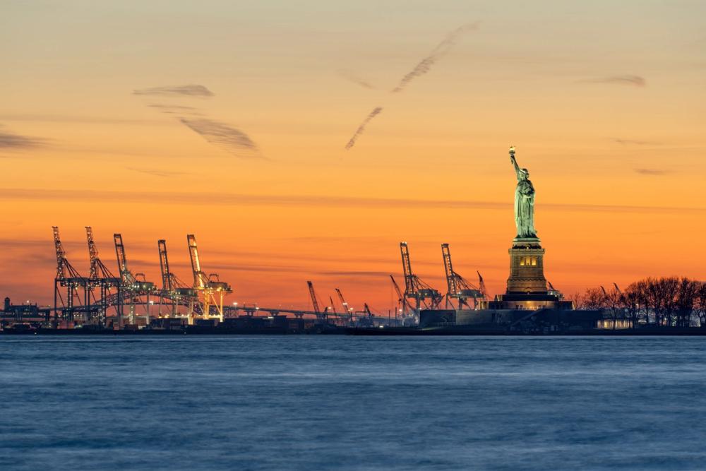Statue of Liberty at Dusk