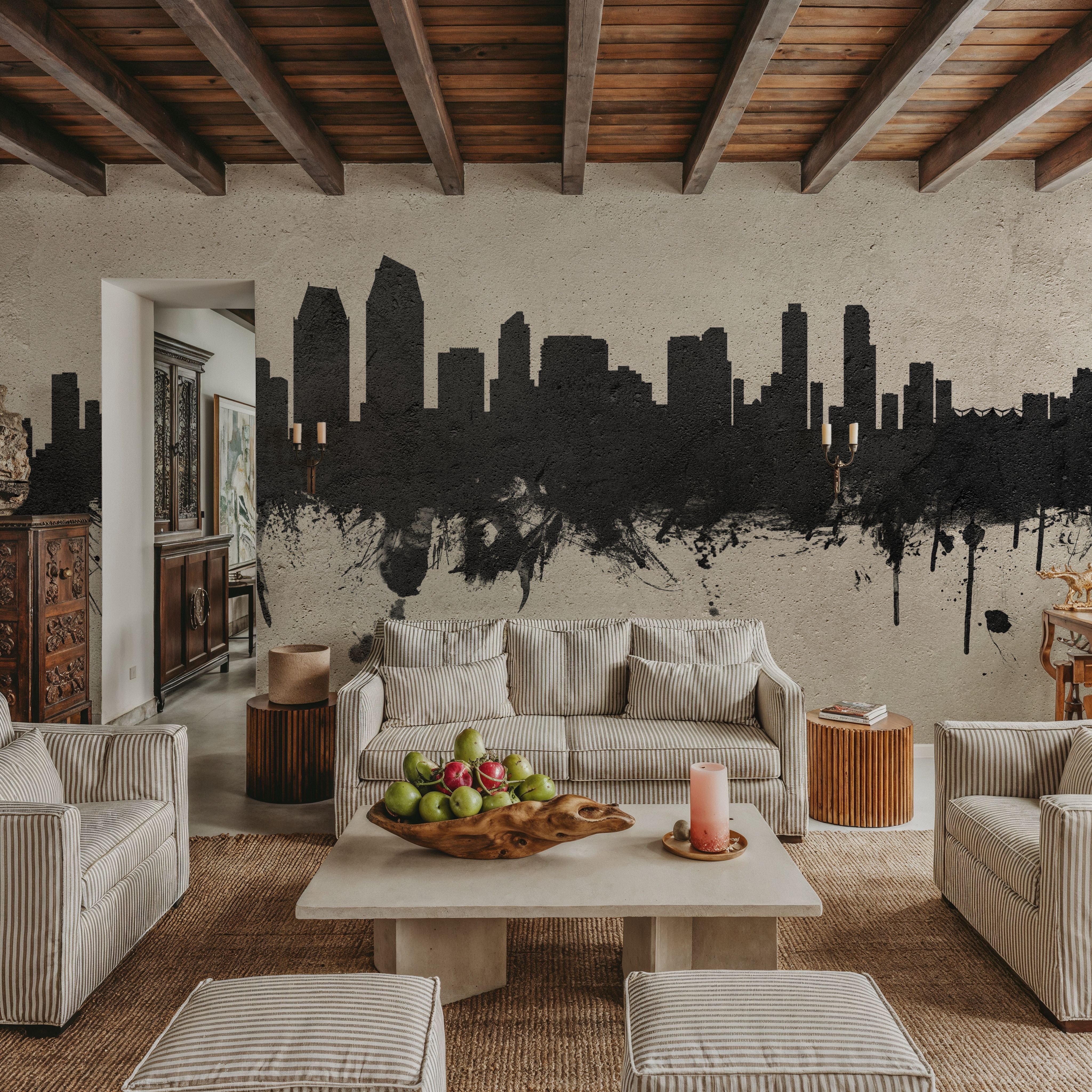 San Diego California Skyline Concrete