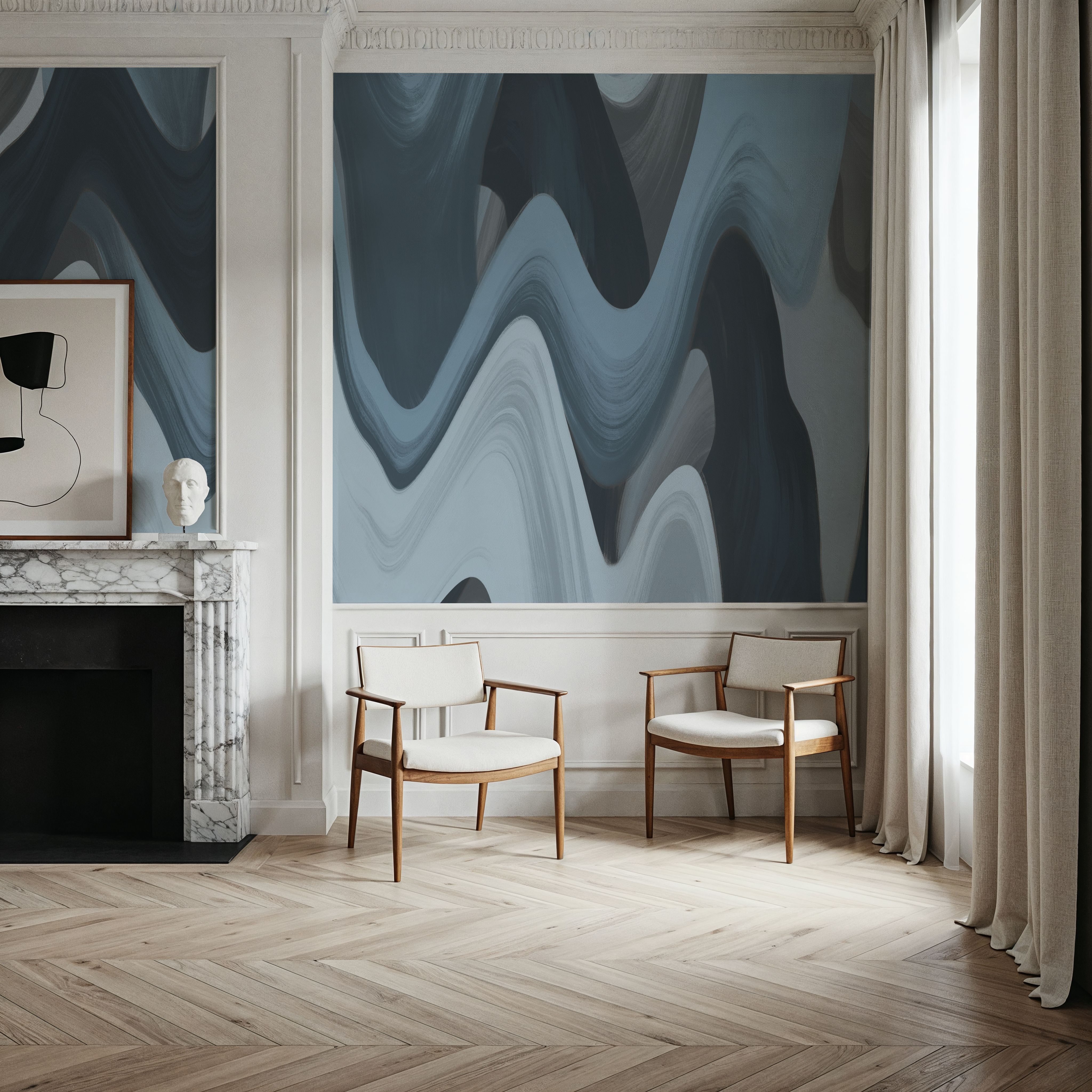 Abstract Paints, Denim