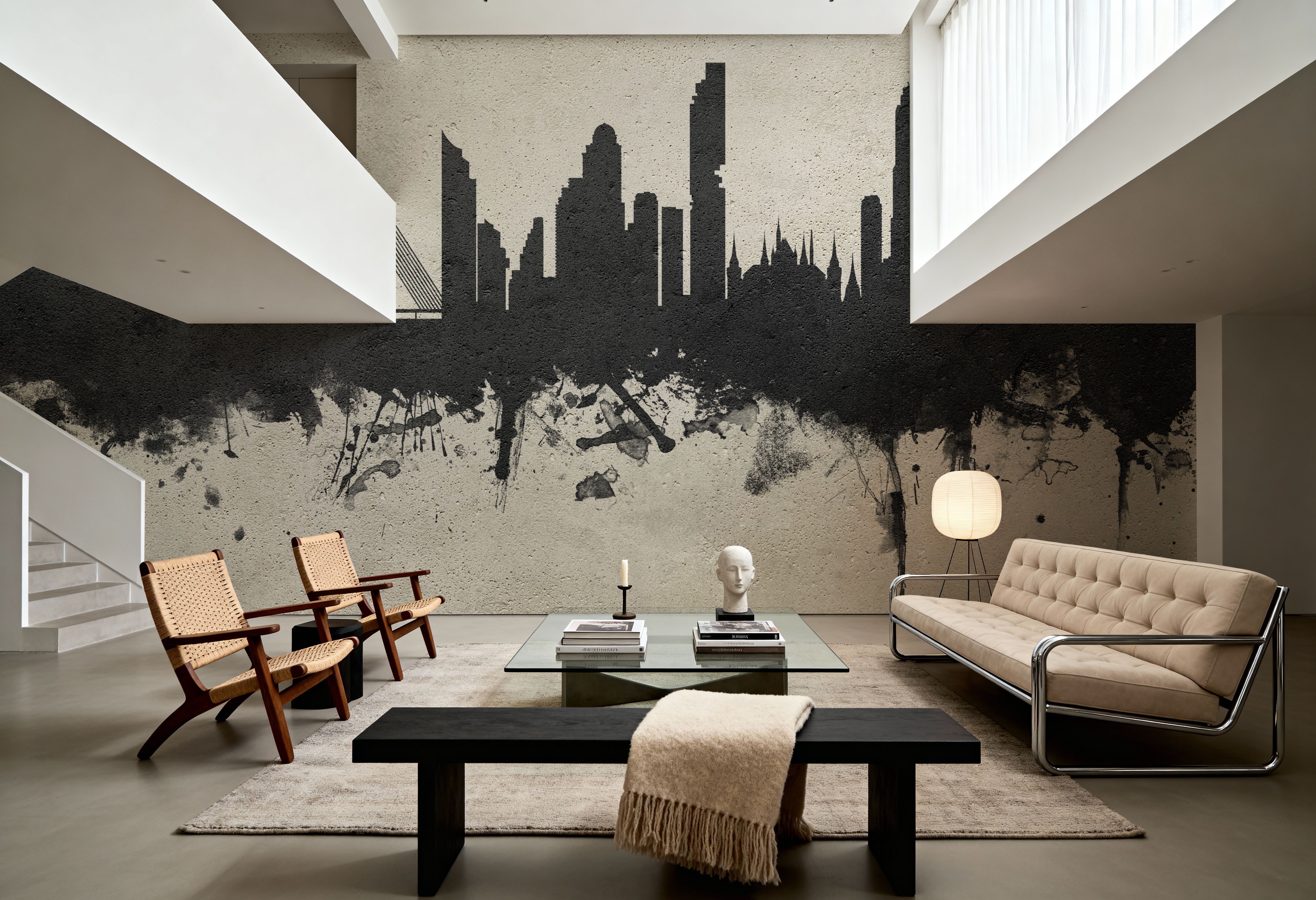 Bangkok Thailand Skyline Concrete