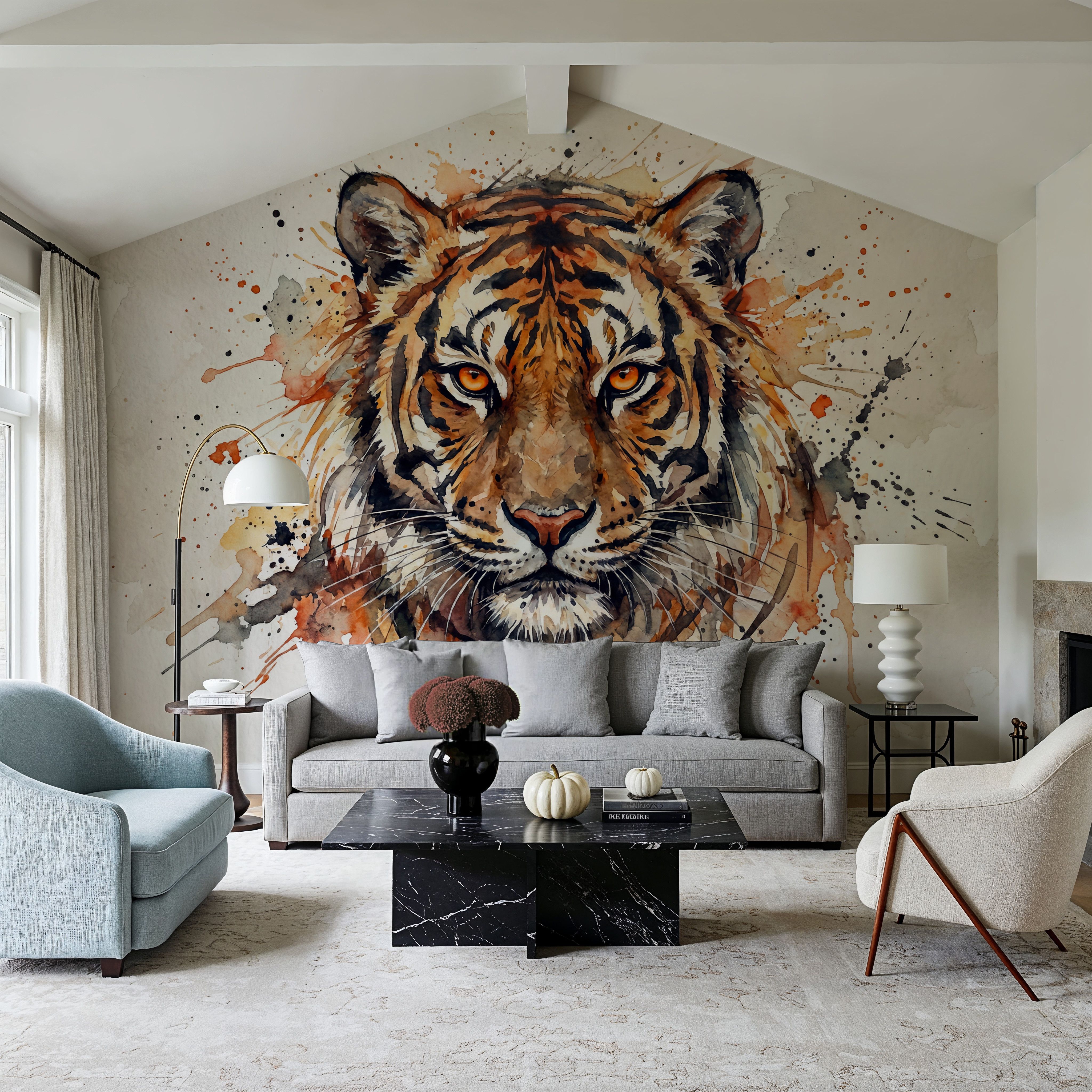 Tiger - Watercolor Predators Series