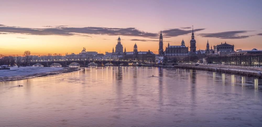 Twilight Bridge Reflection