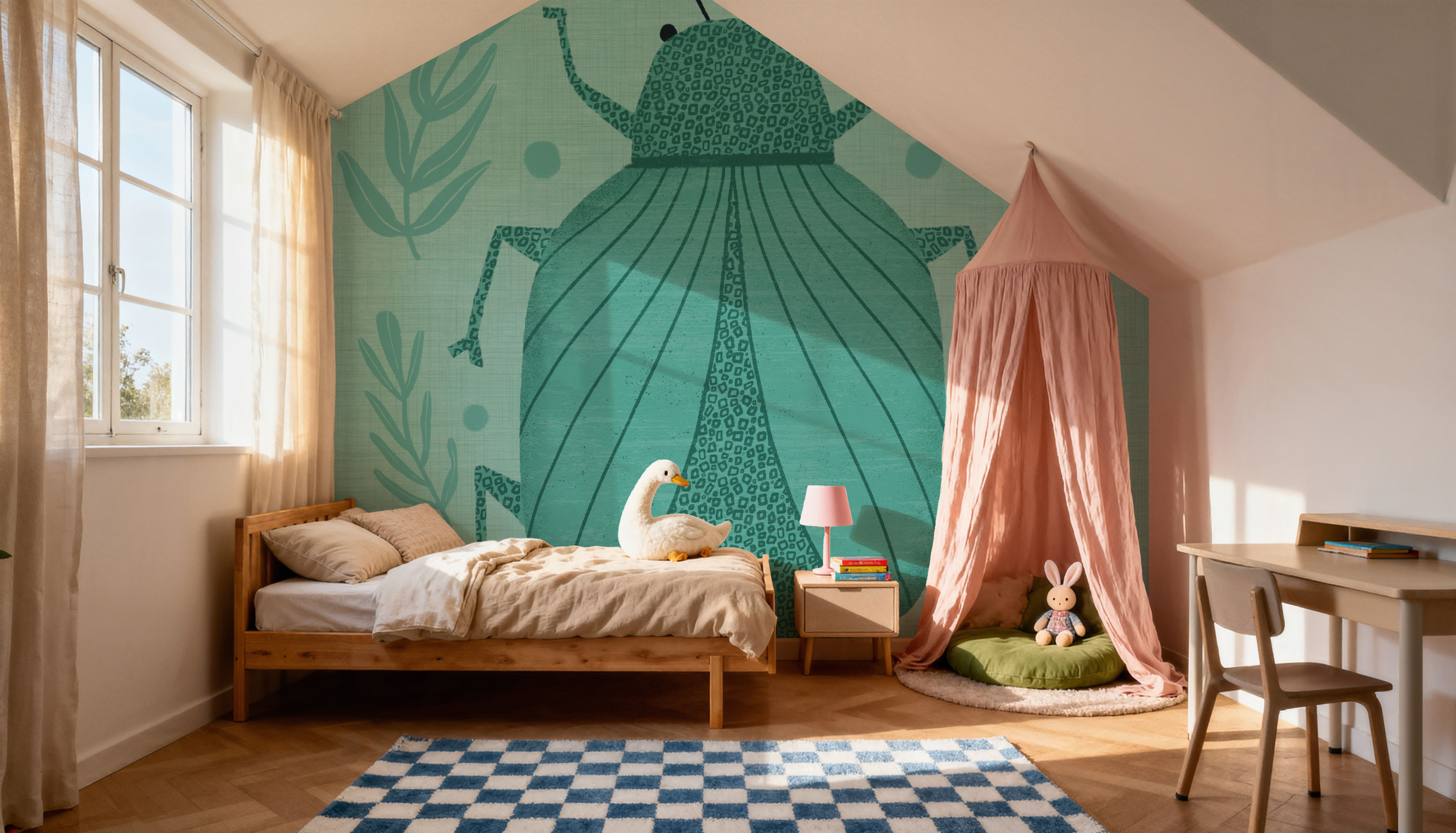 Playful Bugs V, Papel de parede