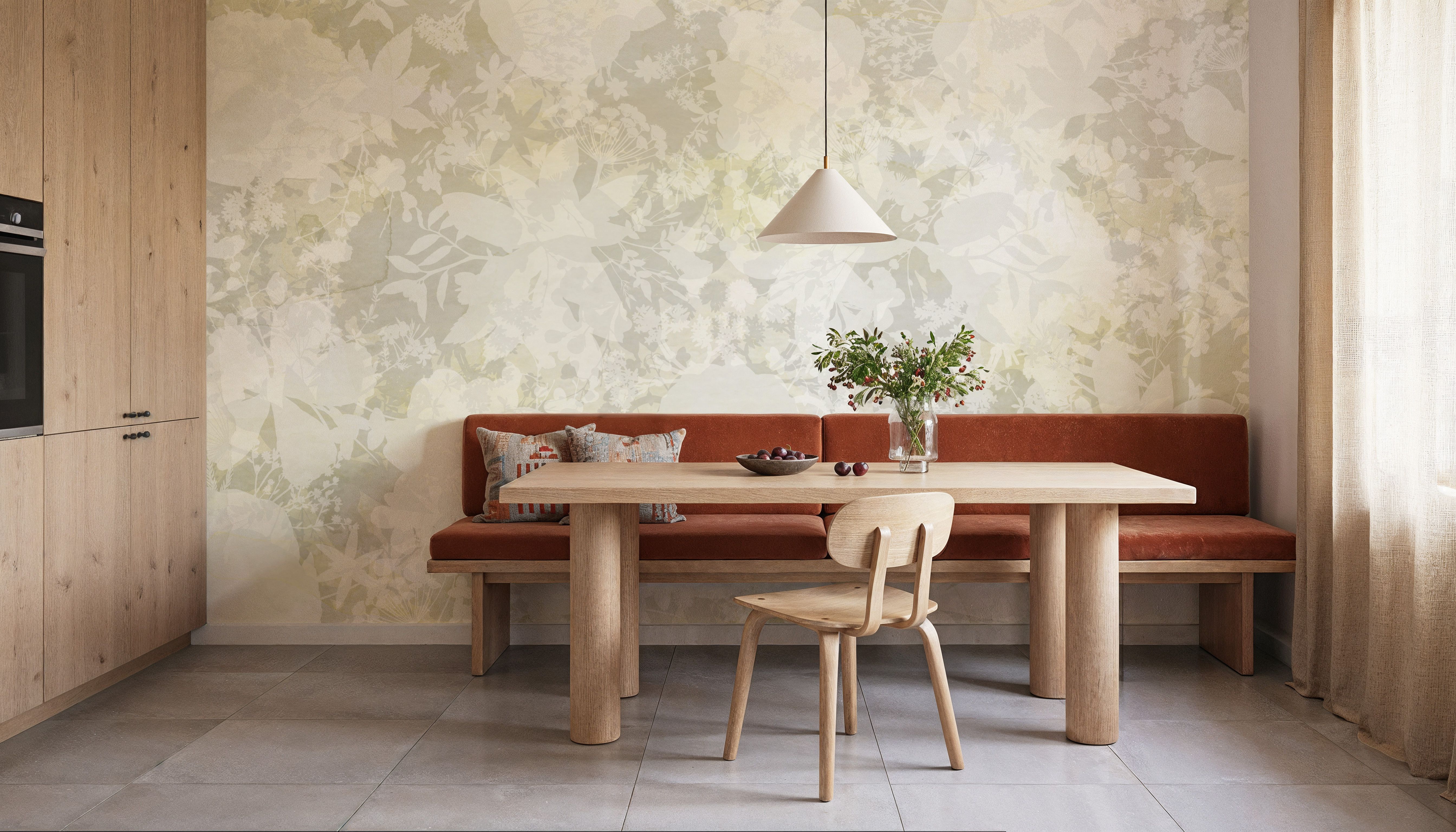 Flower Silhouette Yellow