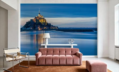 Mont-Saint-Michel at Dusk