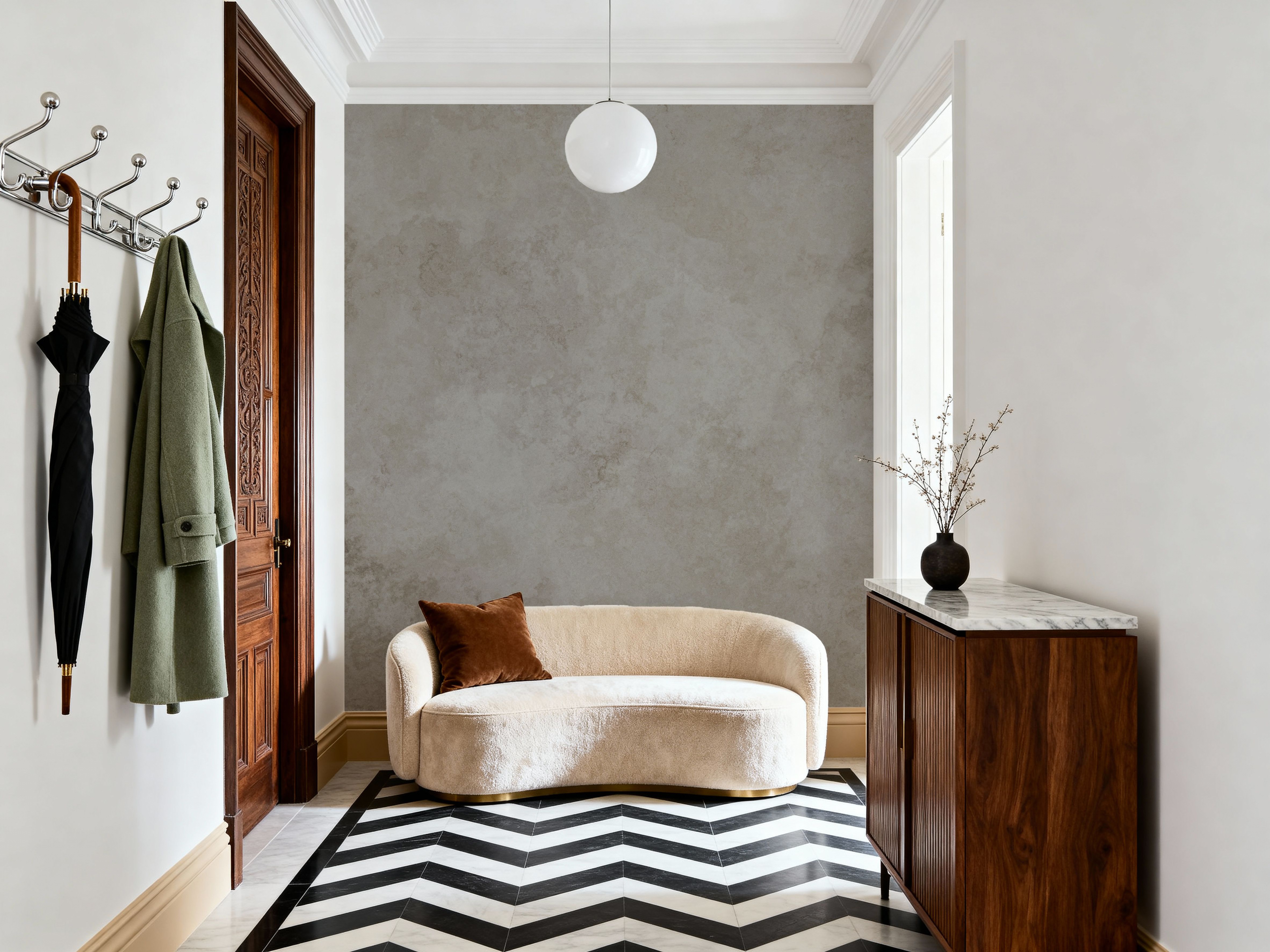 Subtle Plaster Wall, Wallpaper