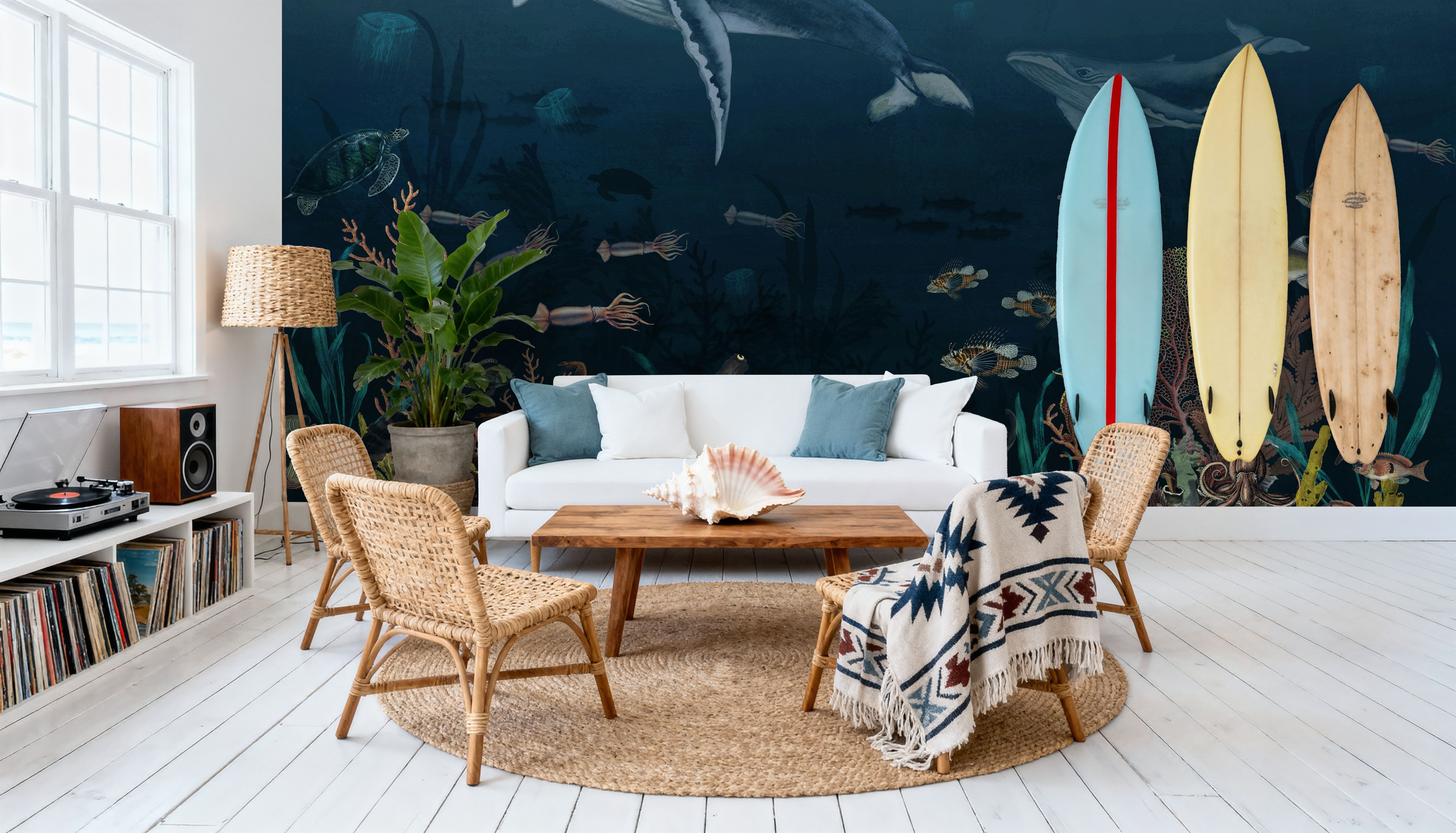 Underwater World, Tapeten