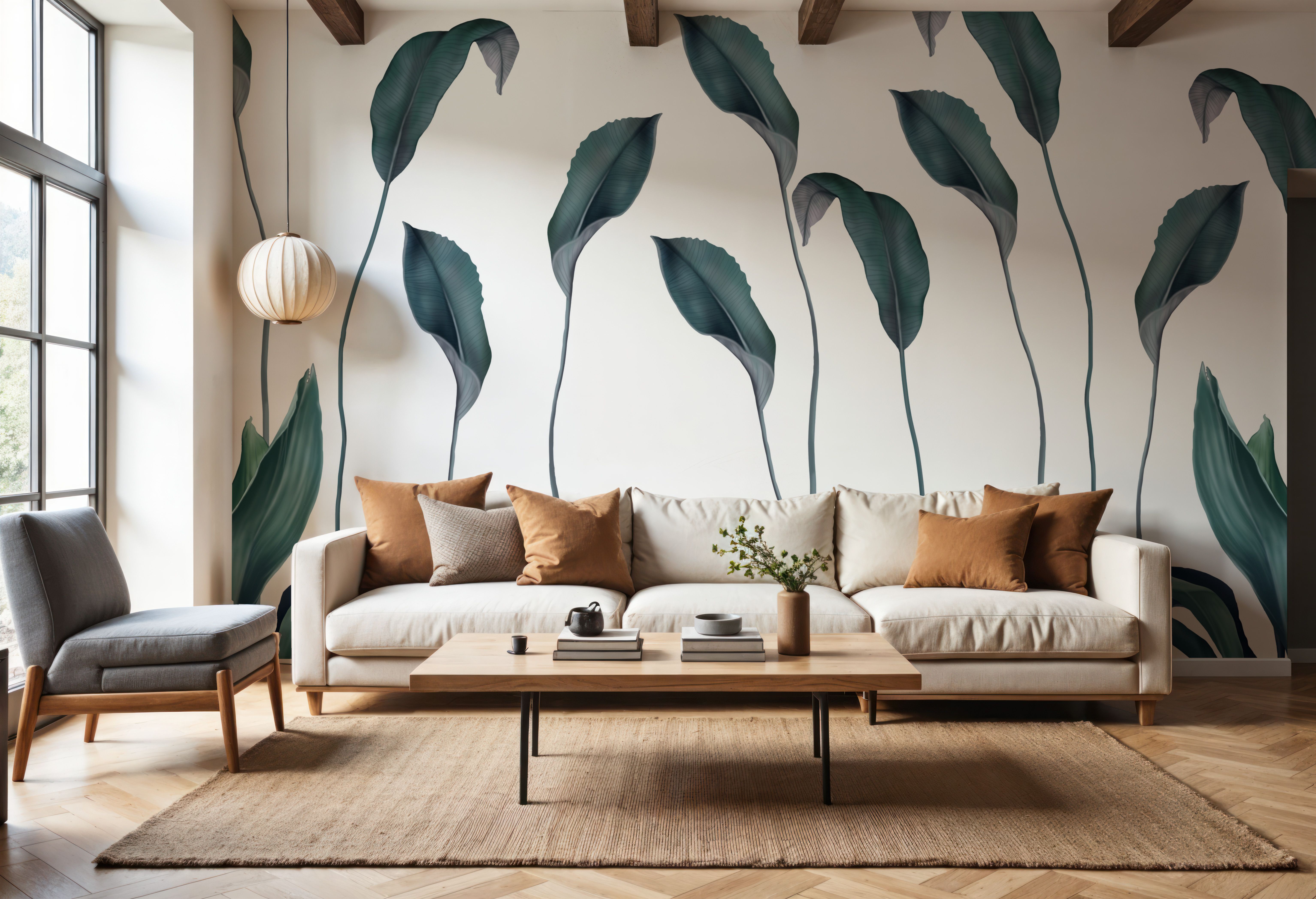 Solitary Plants, Wallpaper