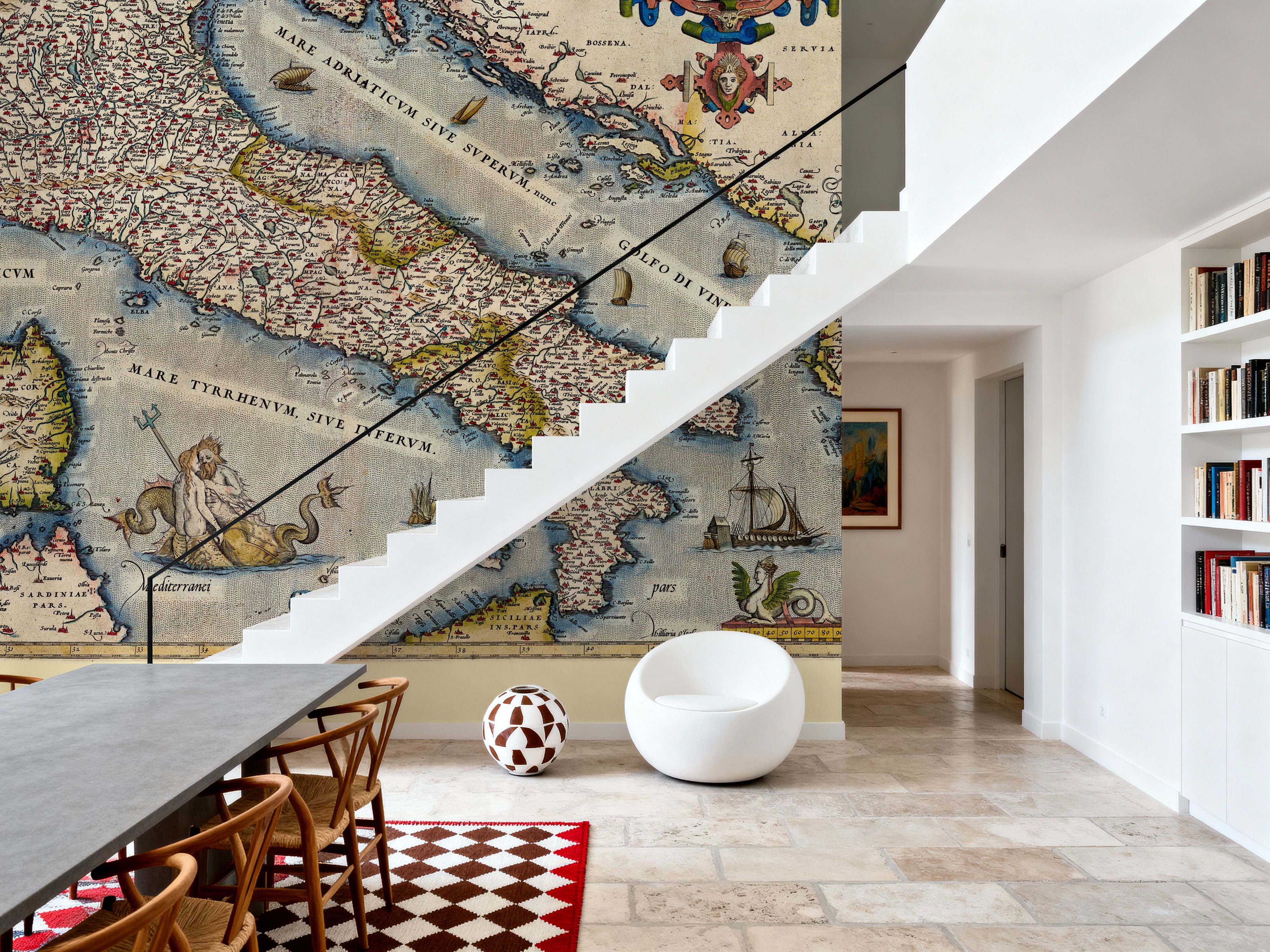 Old Map of Italy, 1570