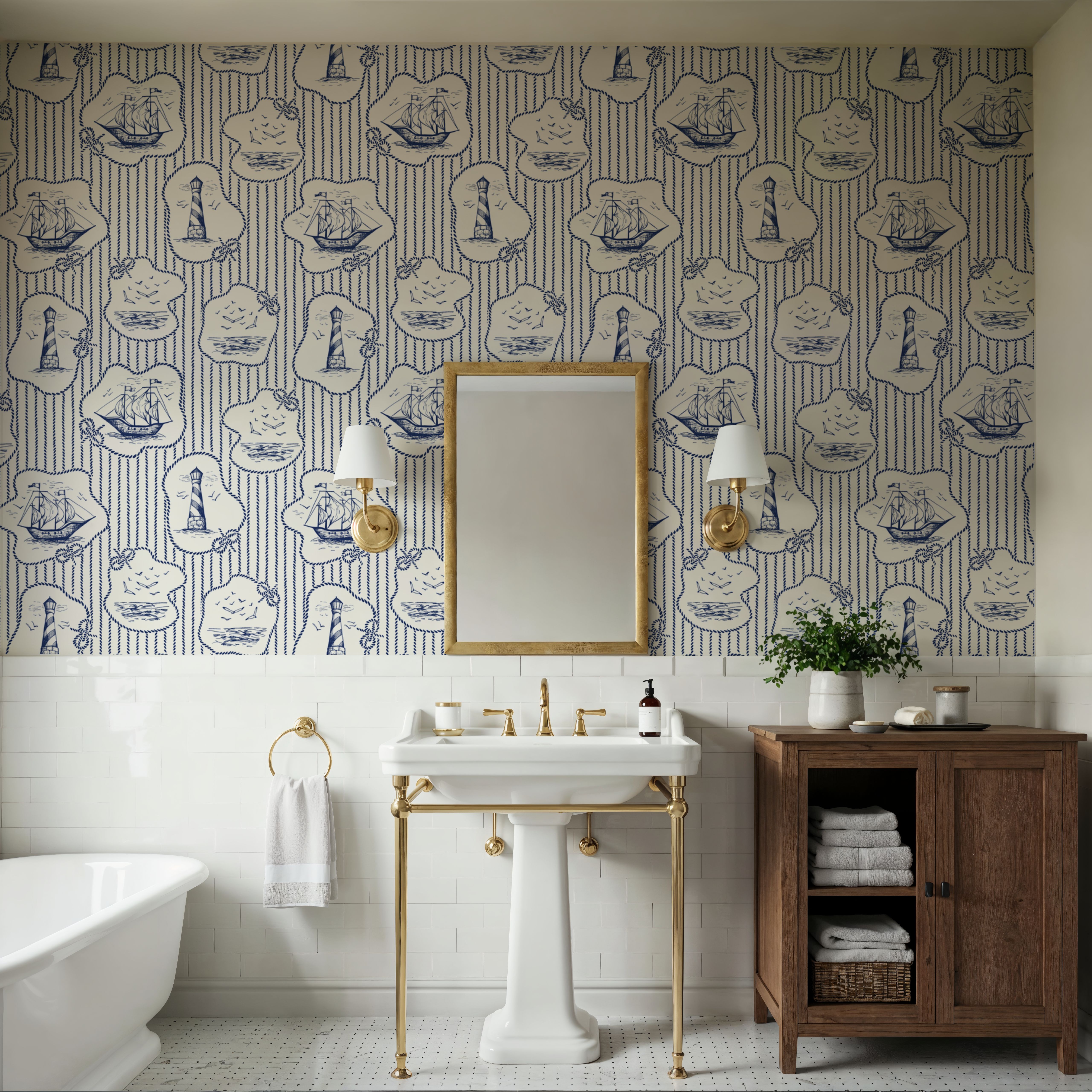 Nautical Classic, Wallpaper