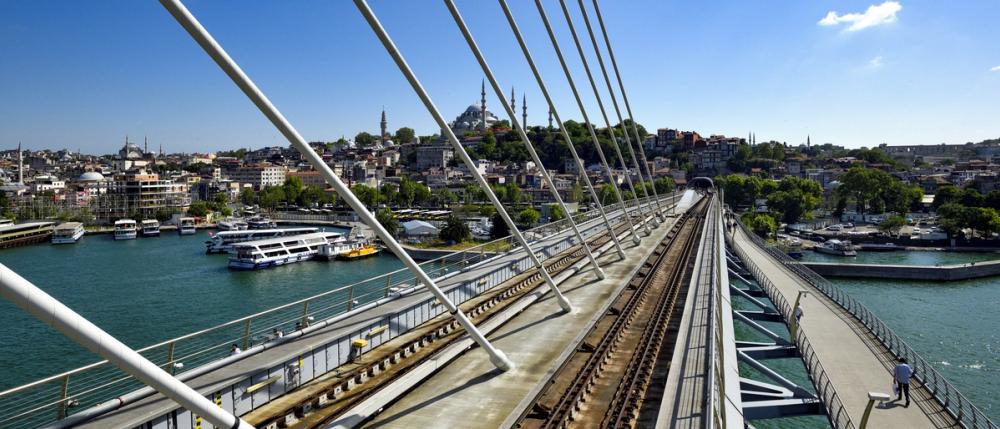 Urban Bridge Panorama