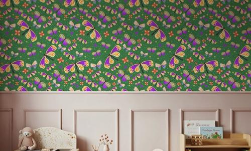 Butterfly Crowd, Green
