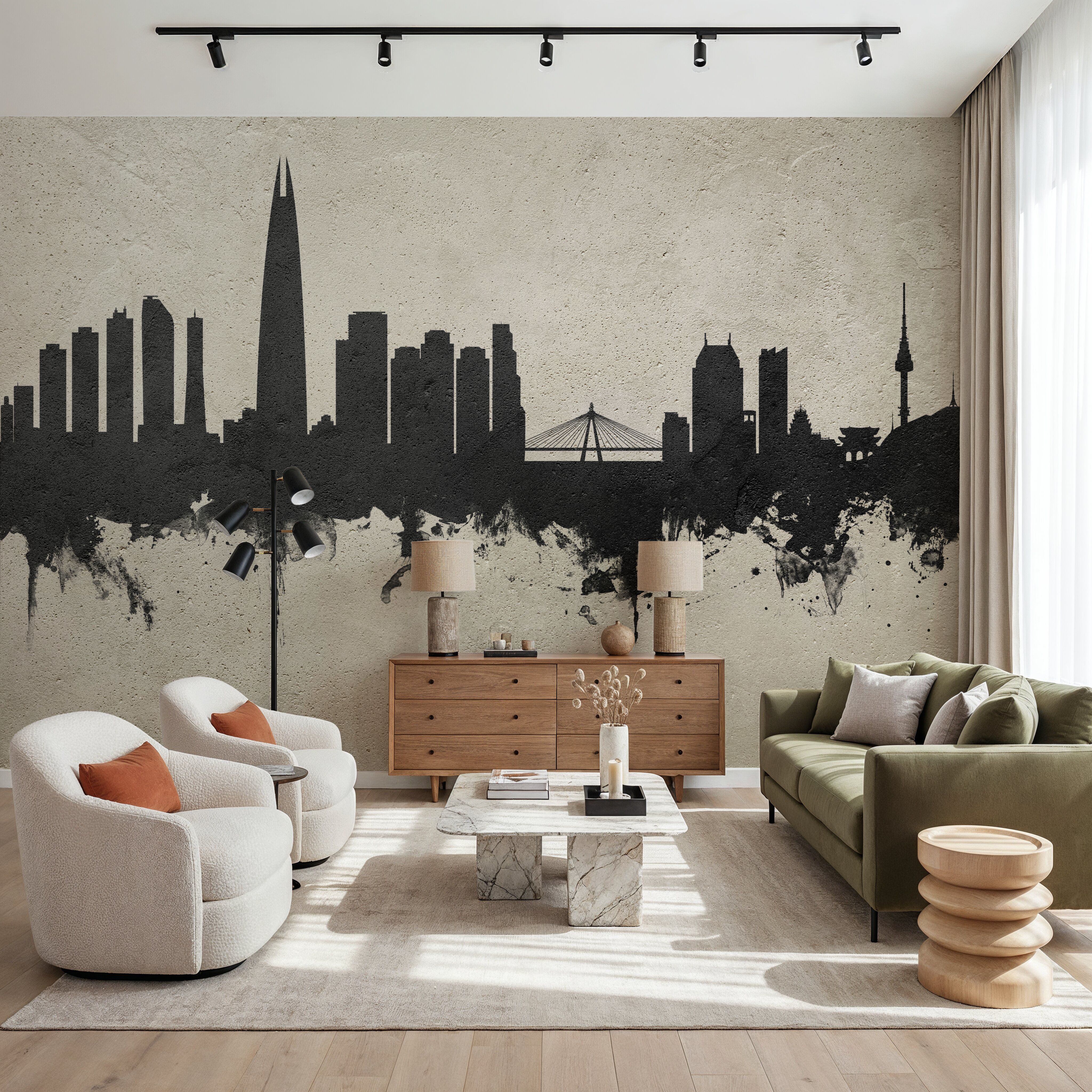 Seoul Skyline Concrete