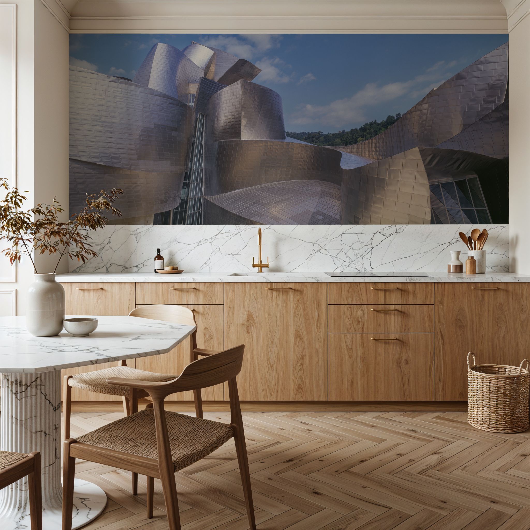 Metallic Waves Architecture