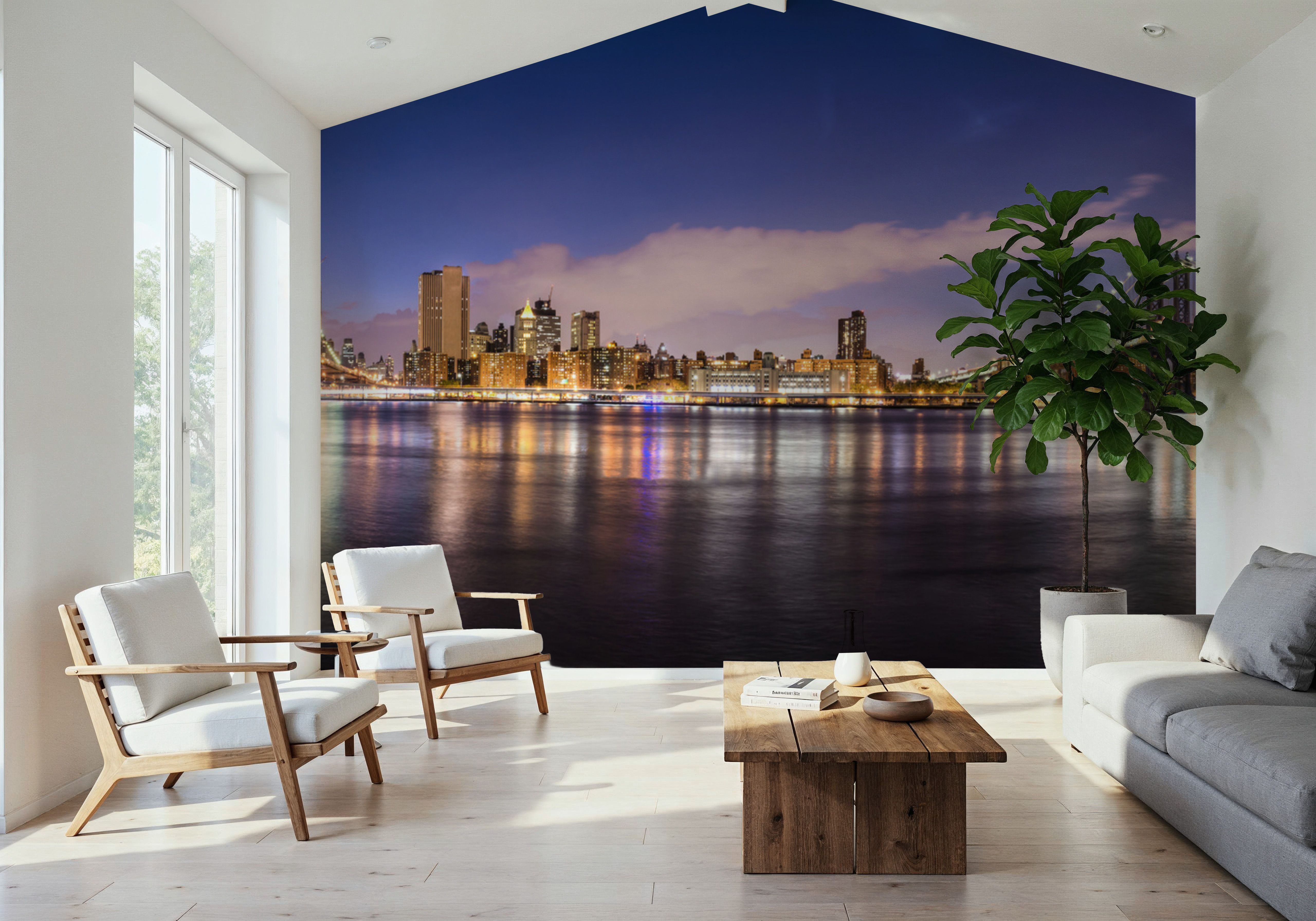 Manhattan Wakes Up, Wallpaper