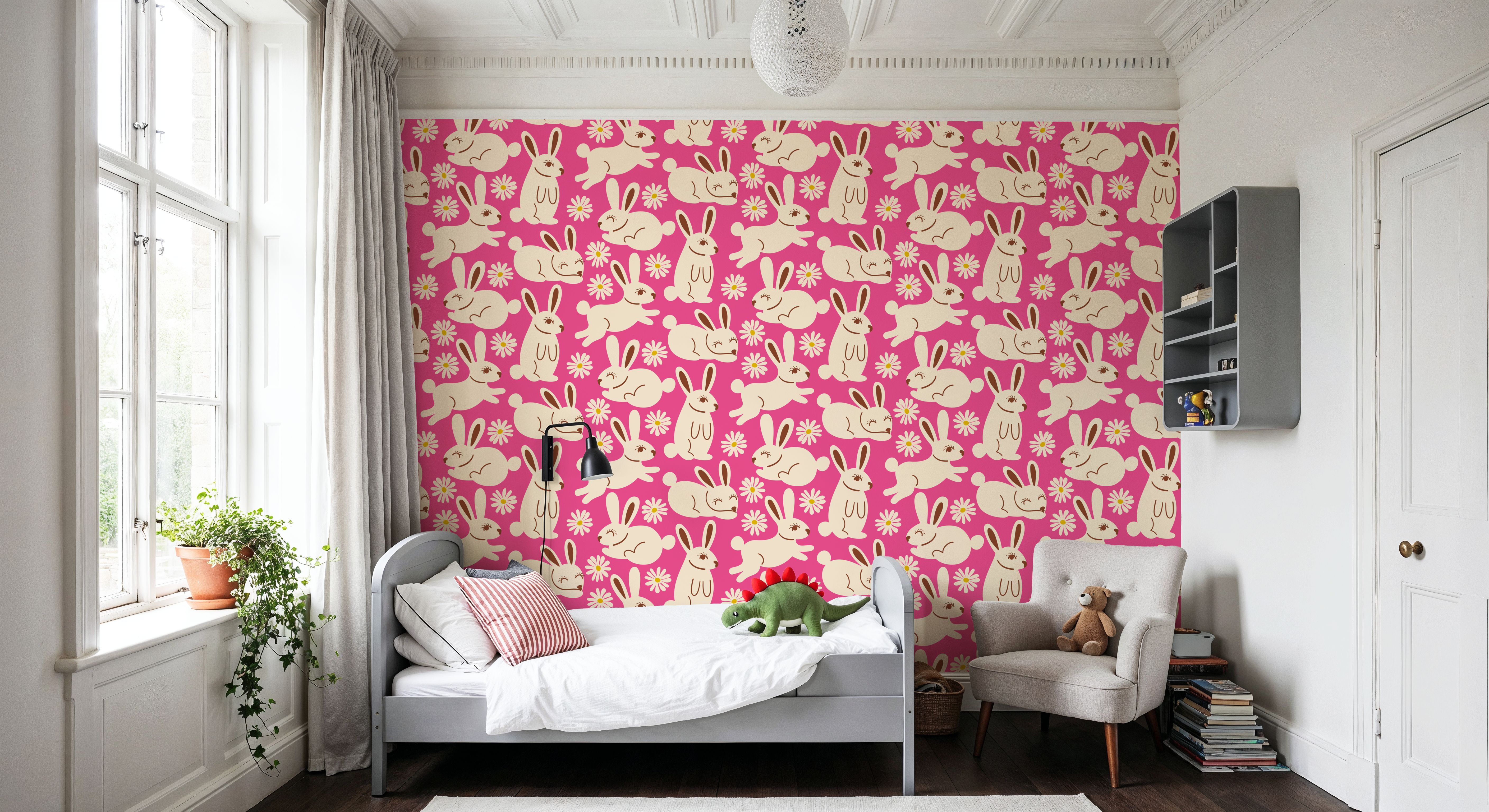Blissful Bunnies, Neon Pink