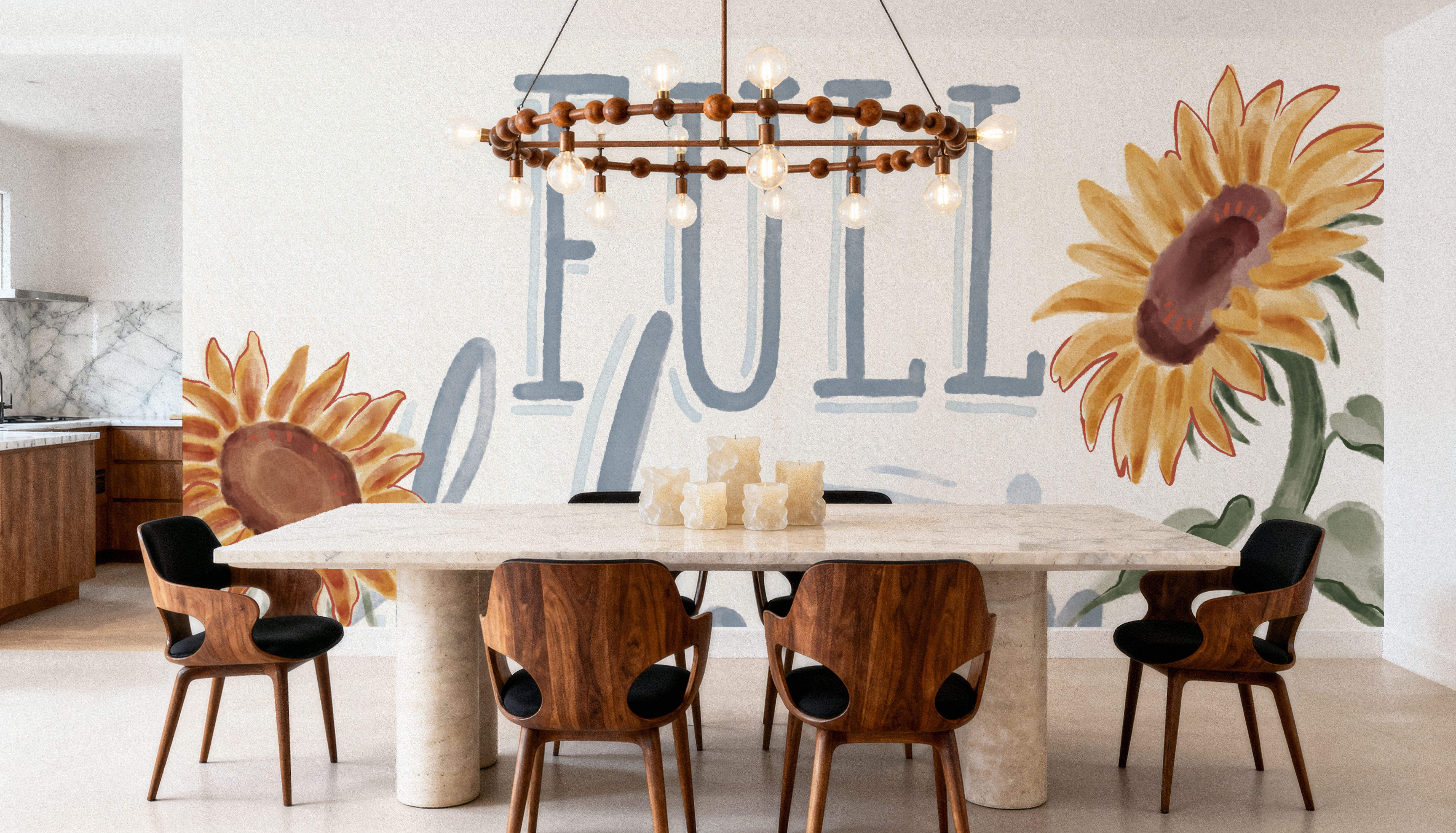 Sunflower Season VI White