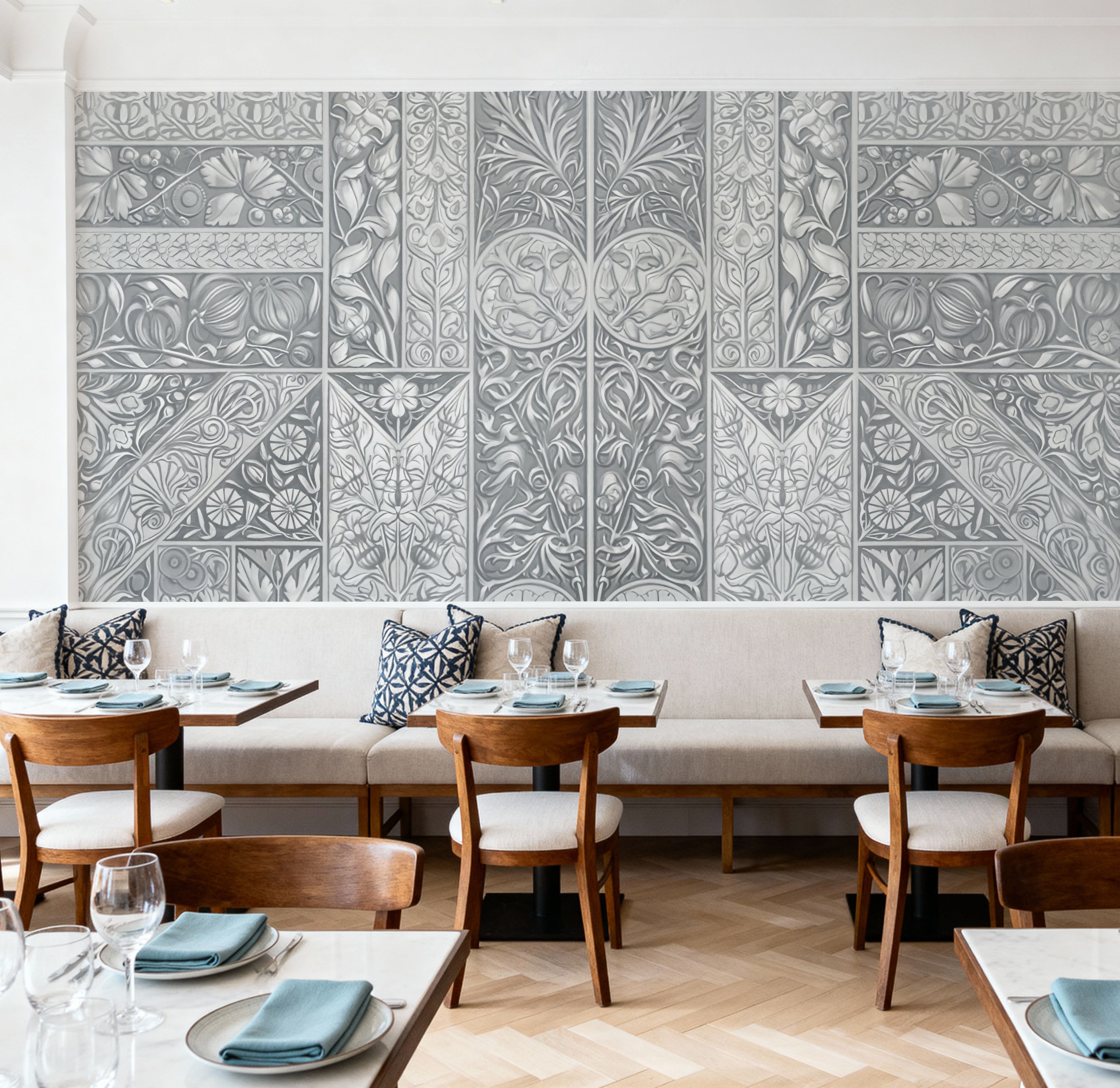 Flower Collection, Gray