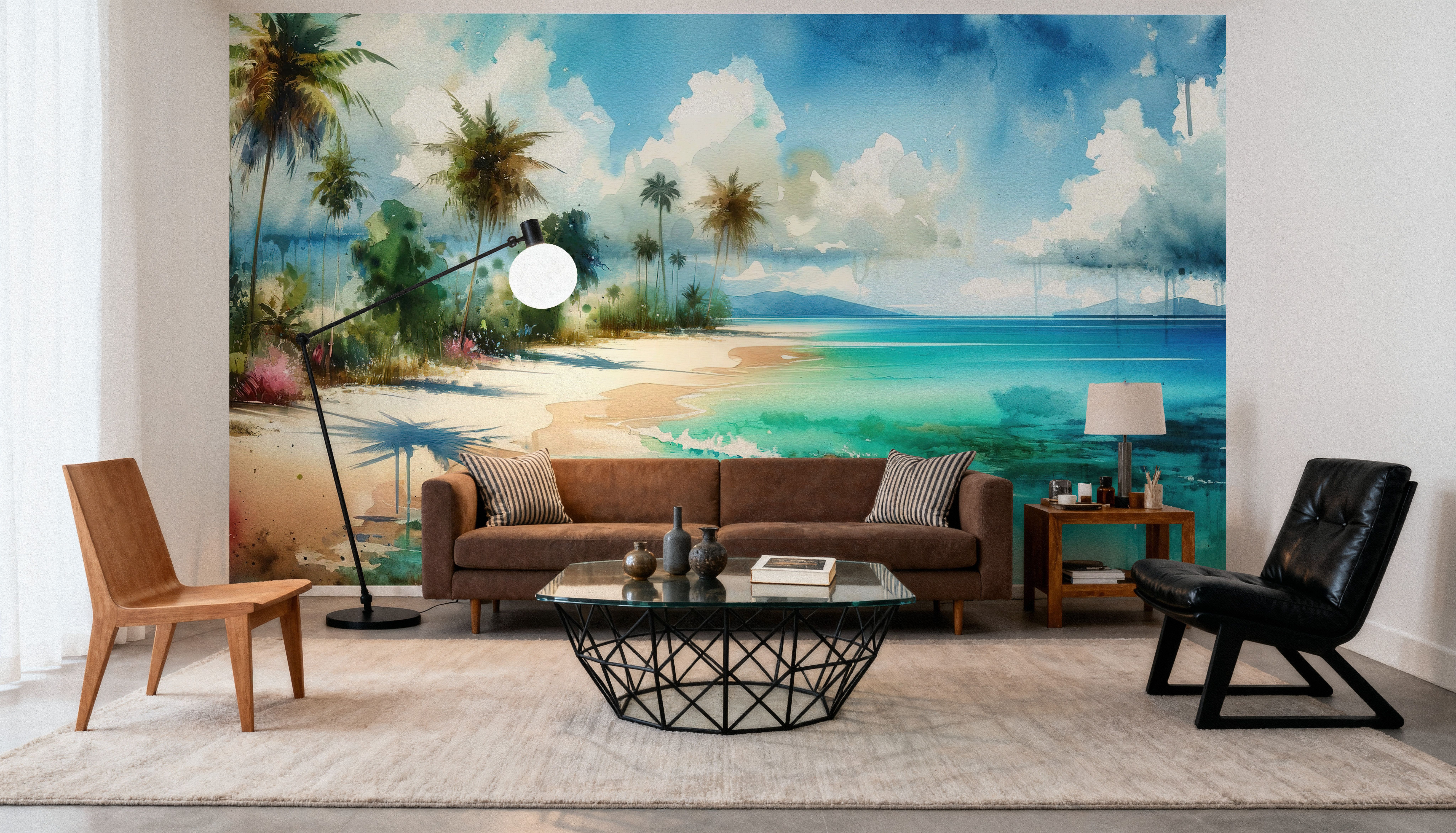 Exotic Tropical Sunny Paradise Beach, Wallpaper