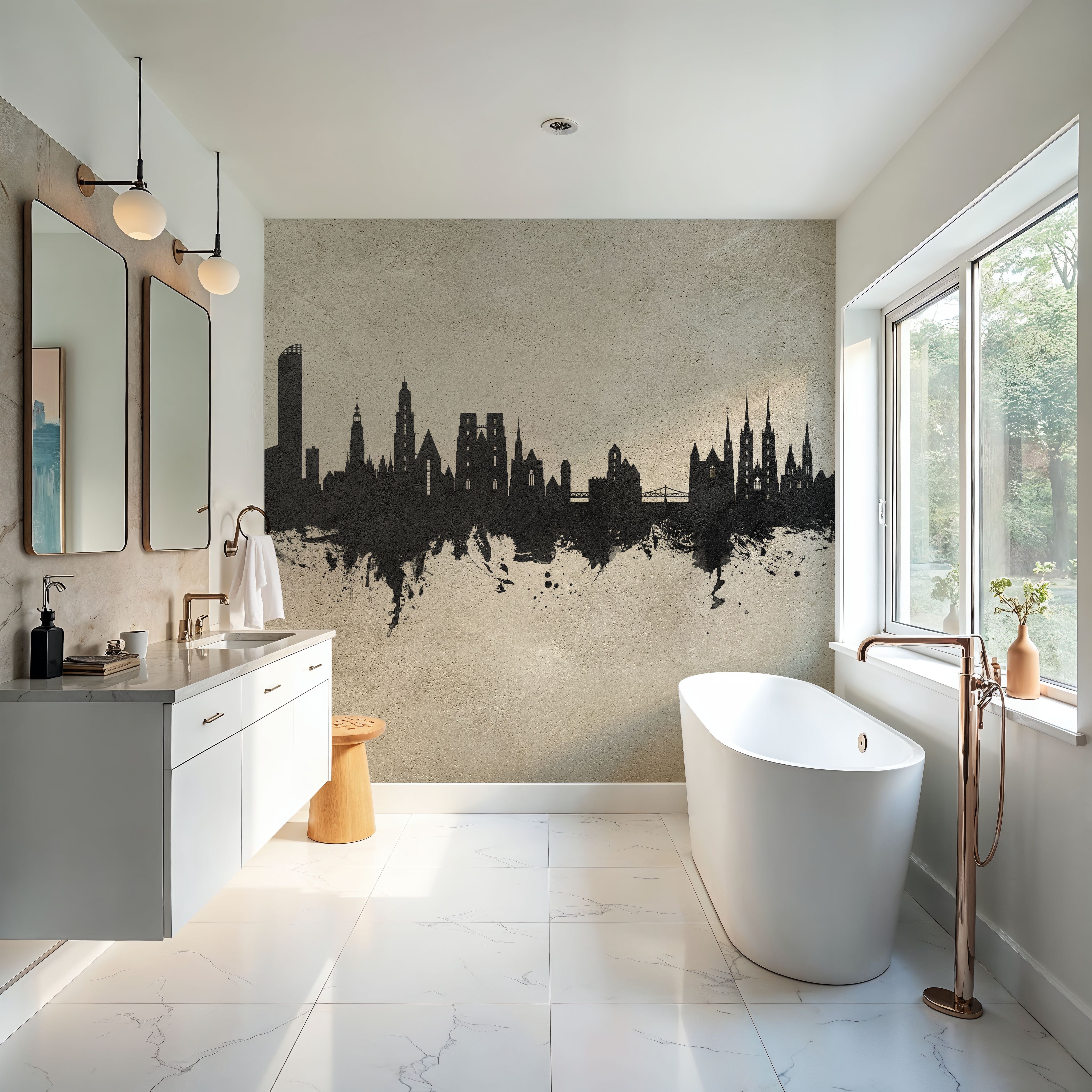 Wroclaw Poland Skyline Concrete