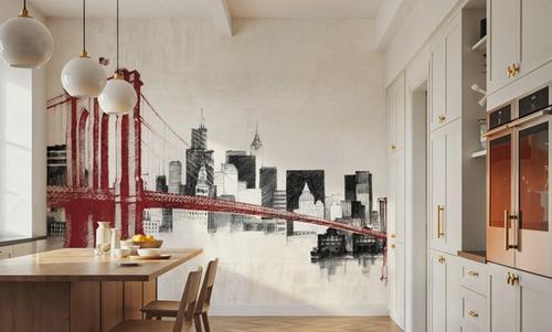 Skyline Crossing Red