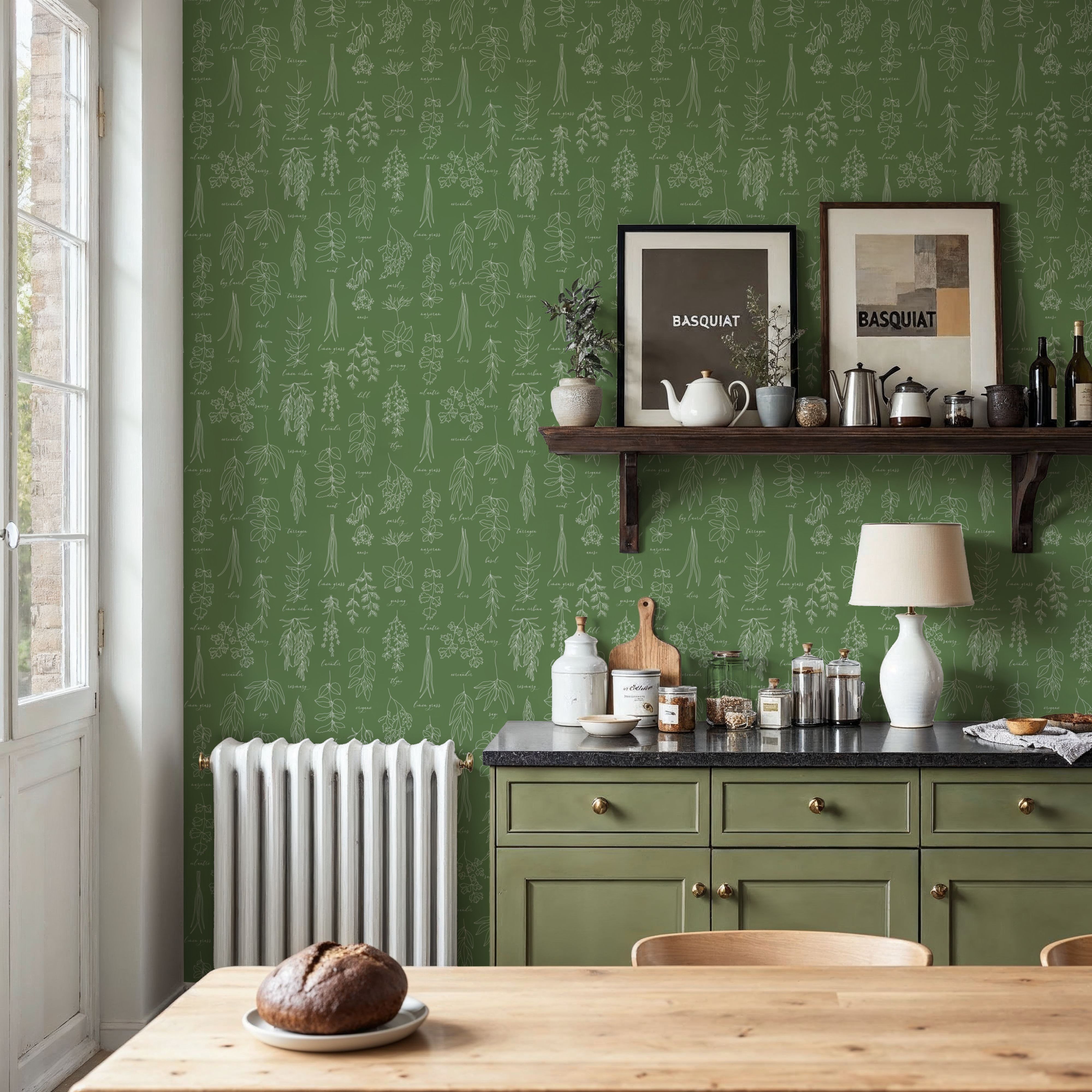 Favourite Herbs Green, Papel de parede